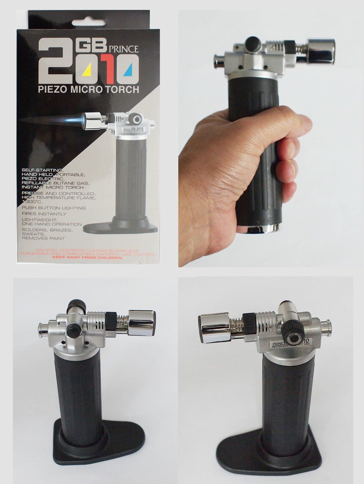 NEW AuthenticPrince Piezo Micro Precise Butane Gas Torch Made in Japan(gb-2001 Micro Torch)