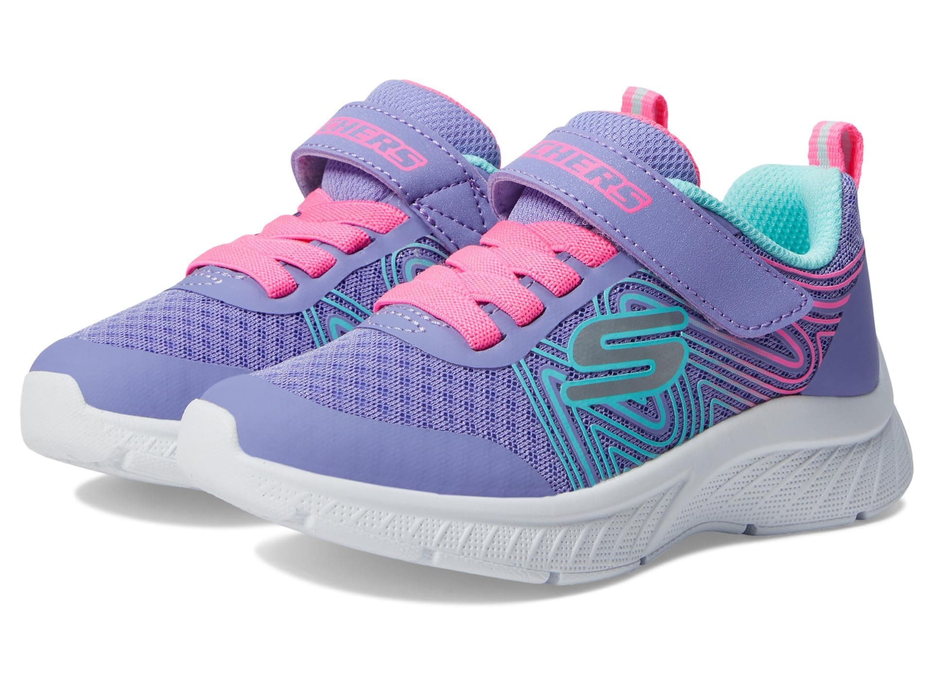 Skechers Kids' Microspec Plus-Swirl Sweet Sneakers