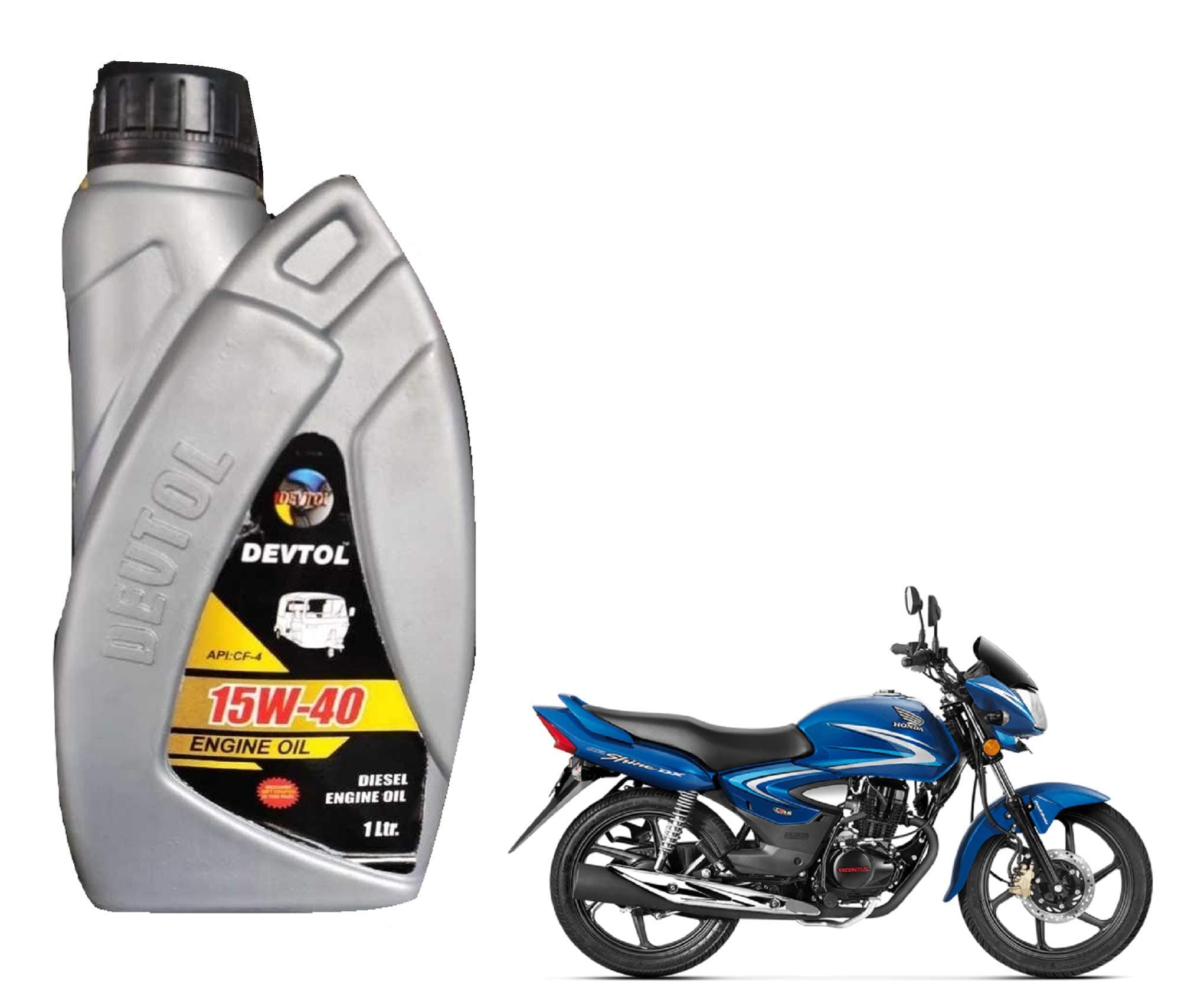 Generic DEVTOL 15W-40 Engine Oil 1 Litre Honda CB Shine Pack of 1