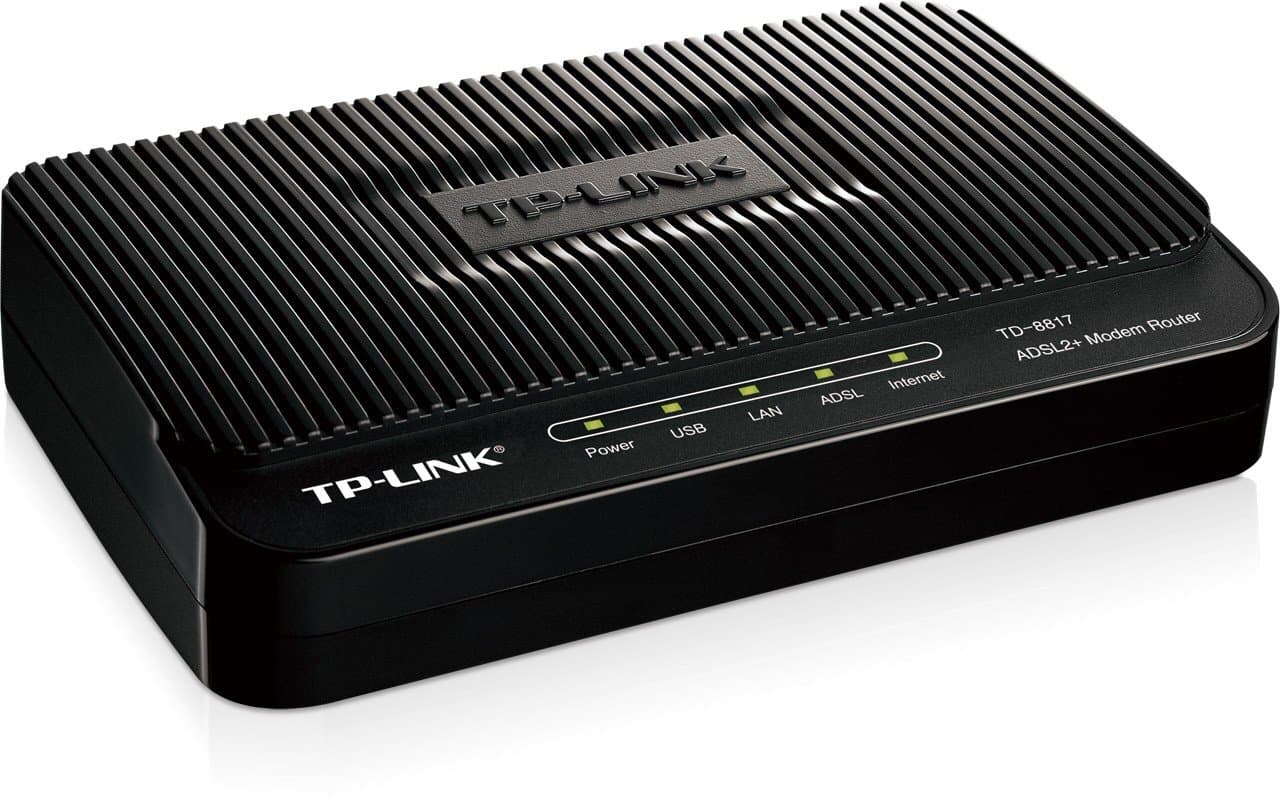 TP-Link ADSL2+ Wireless Wi-Fi Fast Ethernet/USB Modem Router (TD-8817)
