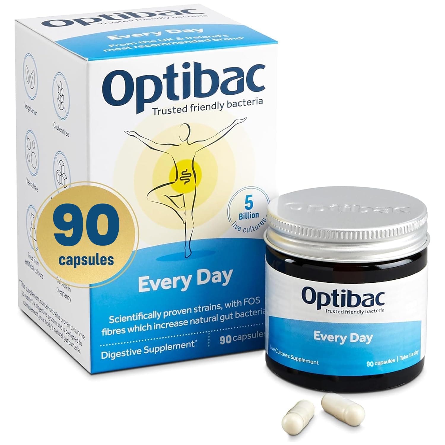 OPTIBAC Daily Wellbeing, 180 CT