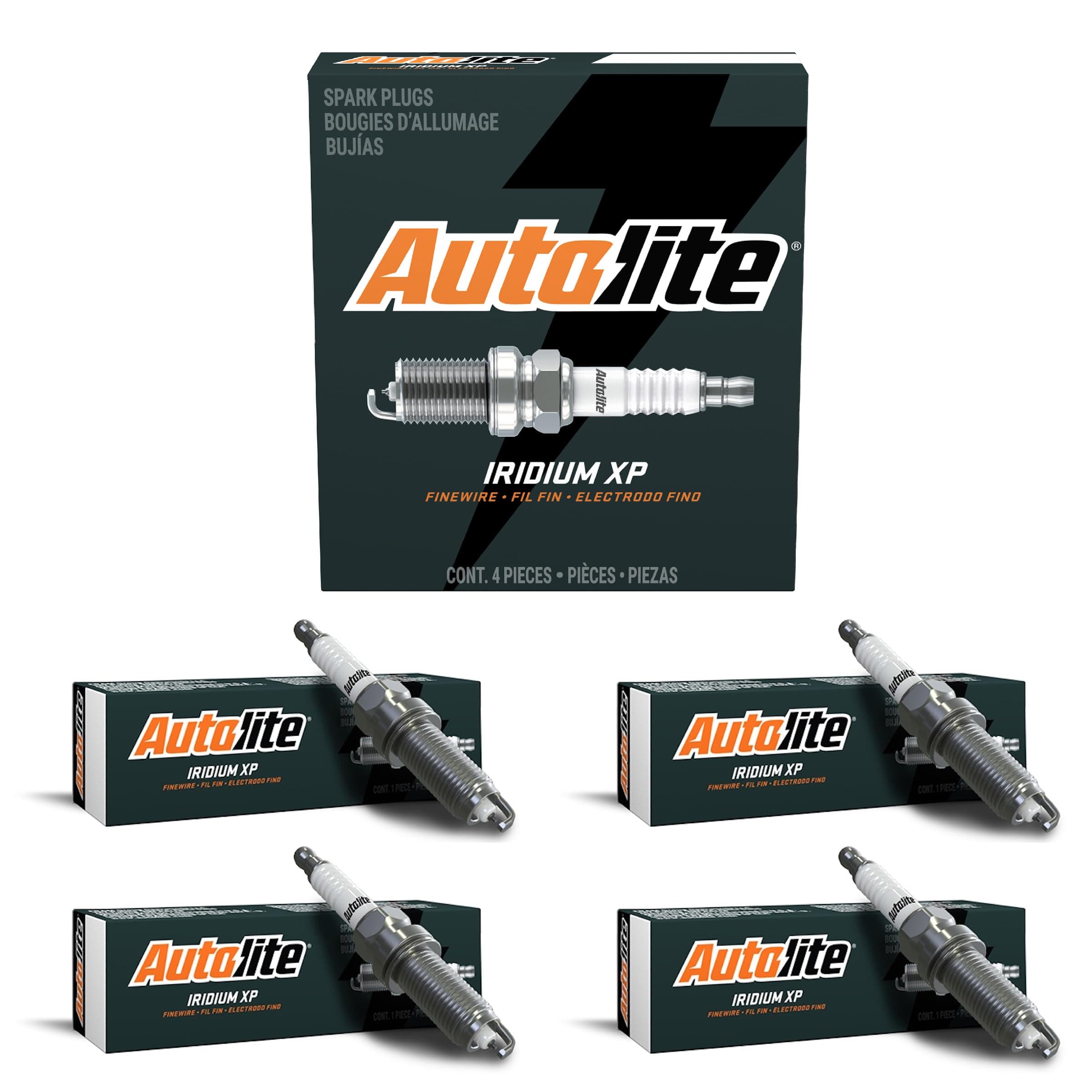 Autolite Iridium XP Automotive Replacement Spark Plugs, XP5682 (4 Pack)