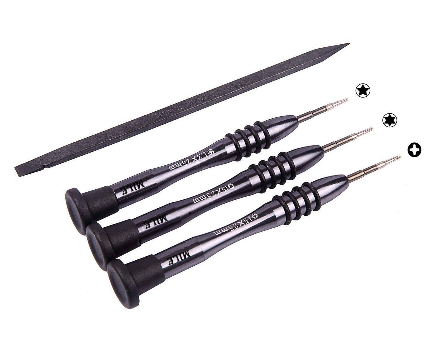 MILE 5 point + 6 point + Phillips Head + Dielectric Picker 4 Piece Tool Kit Pentalobe Screwdriver for Macbook Air / Pro with Retina Display (4) by Mile