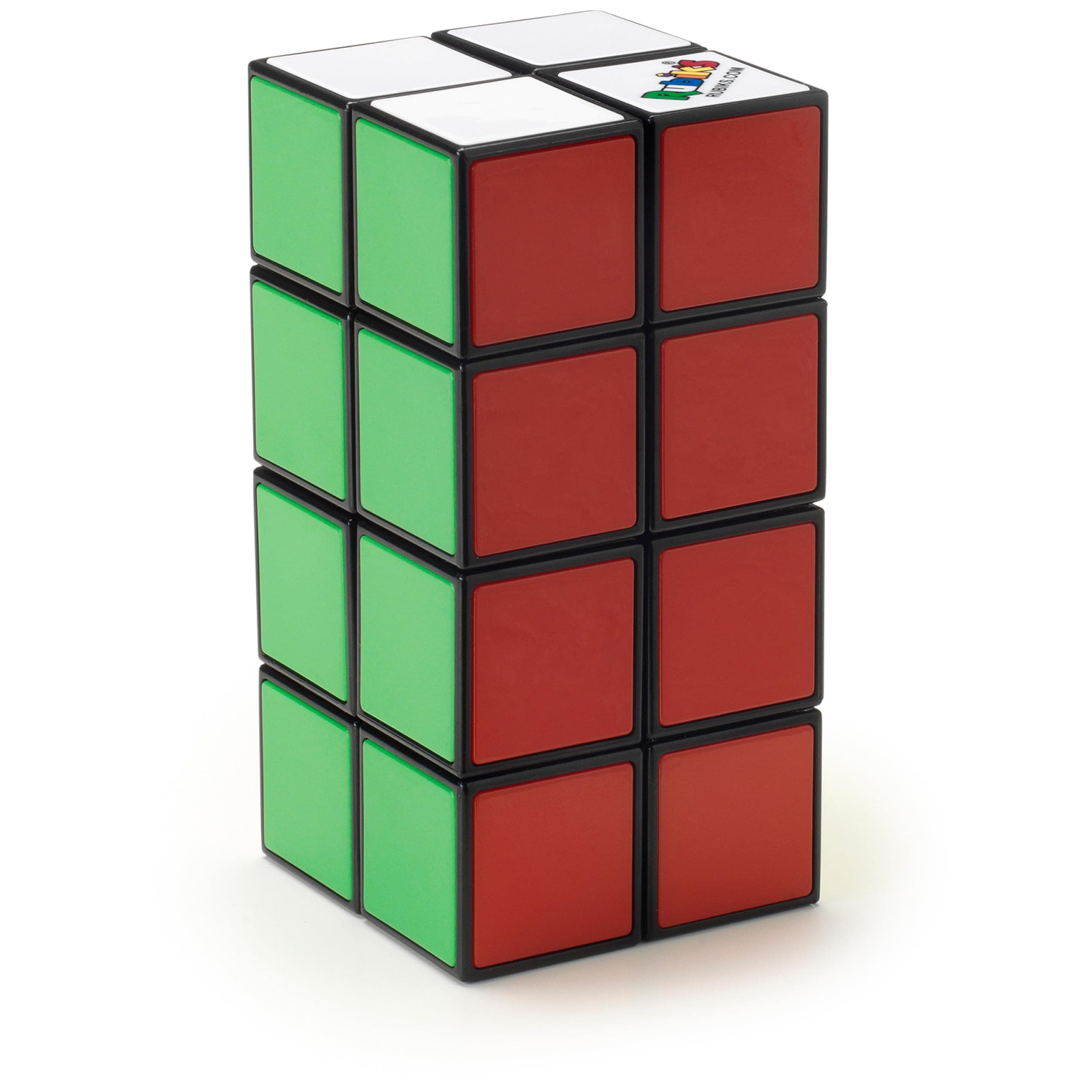 Rubik’s Cube, Tower 2x2x4 Complex Problem-Solving Brain Teaser, Classic Color-Matching Puzzle, Fidget Toy, Sensory Puzzle for Adults, Teens, Kids, Ages 8 & Up