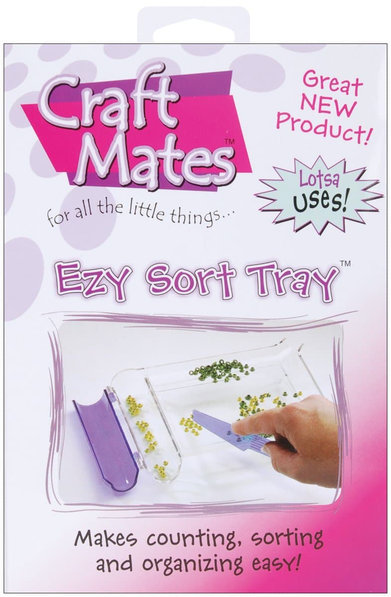 Craftmates Craft Mates Ezy Sort Tray, 7.5 by 5.25-Inch