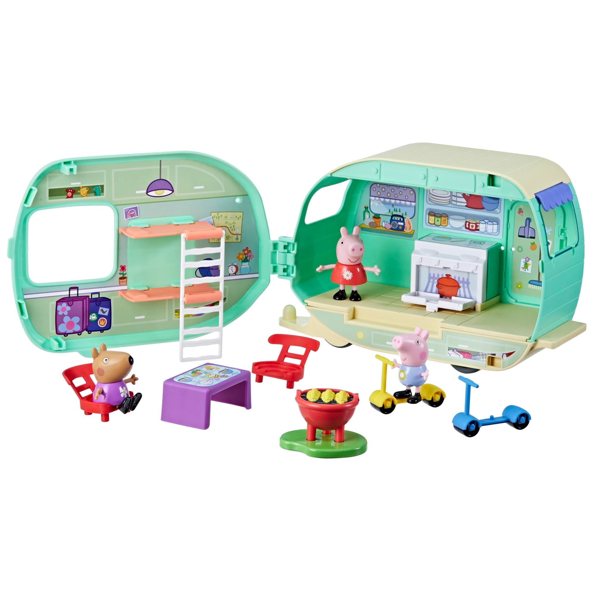 Peppa's Caravan Playset, Pink