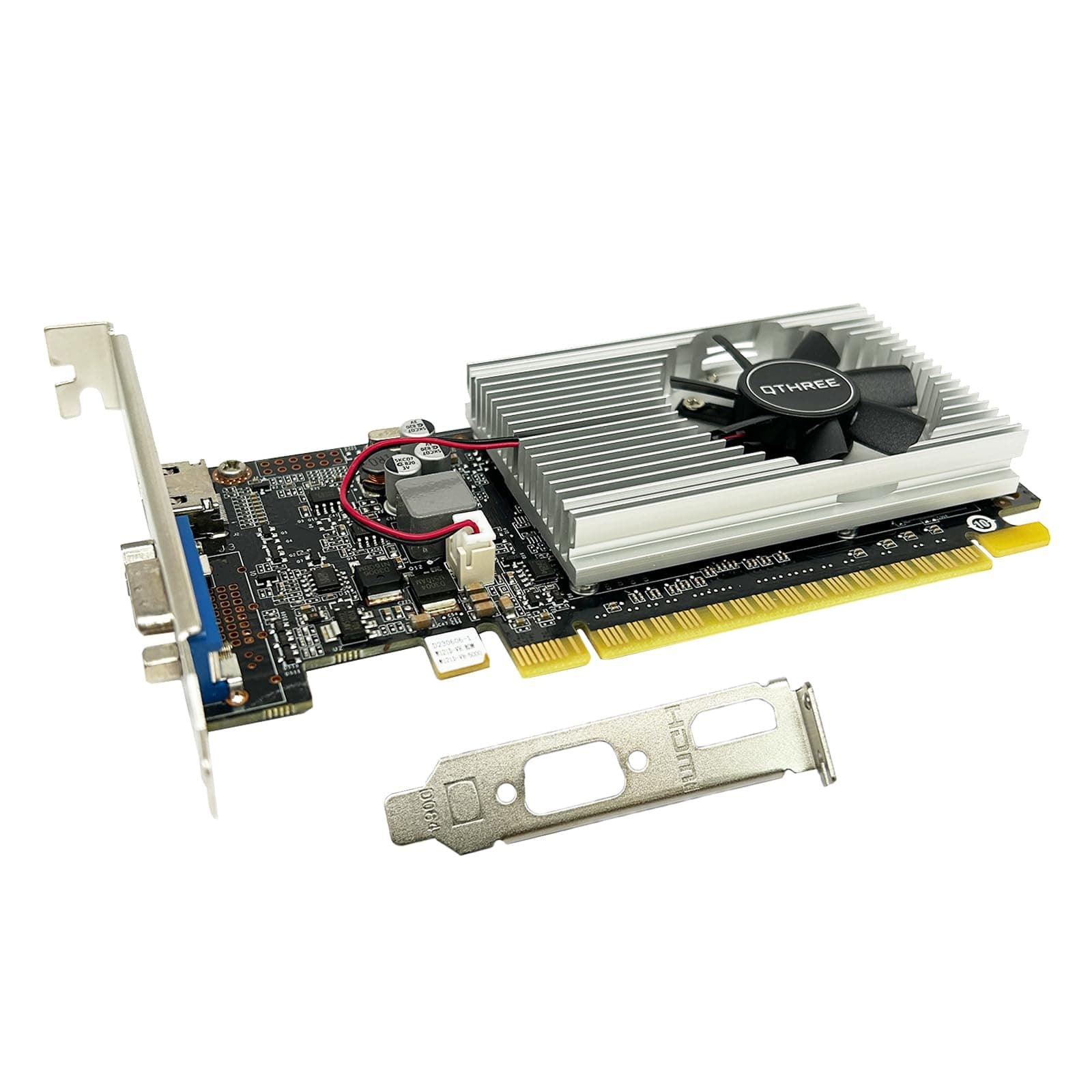 QTHREE GeForce GT 210 Low Profile Graphics Card, 1024 MB DDR3 64 Bit,Video Card for PC GPU,PCI Express x16,HDMI,VGA