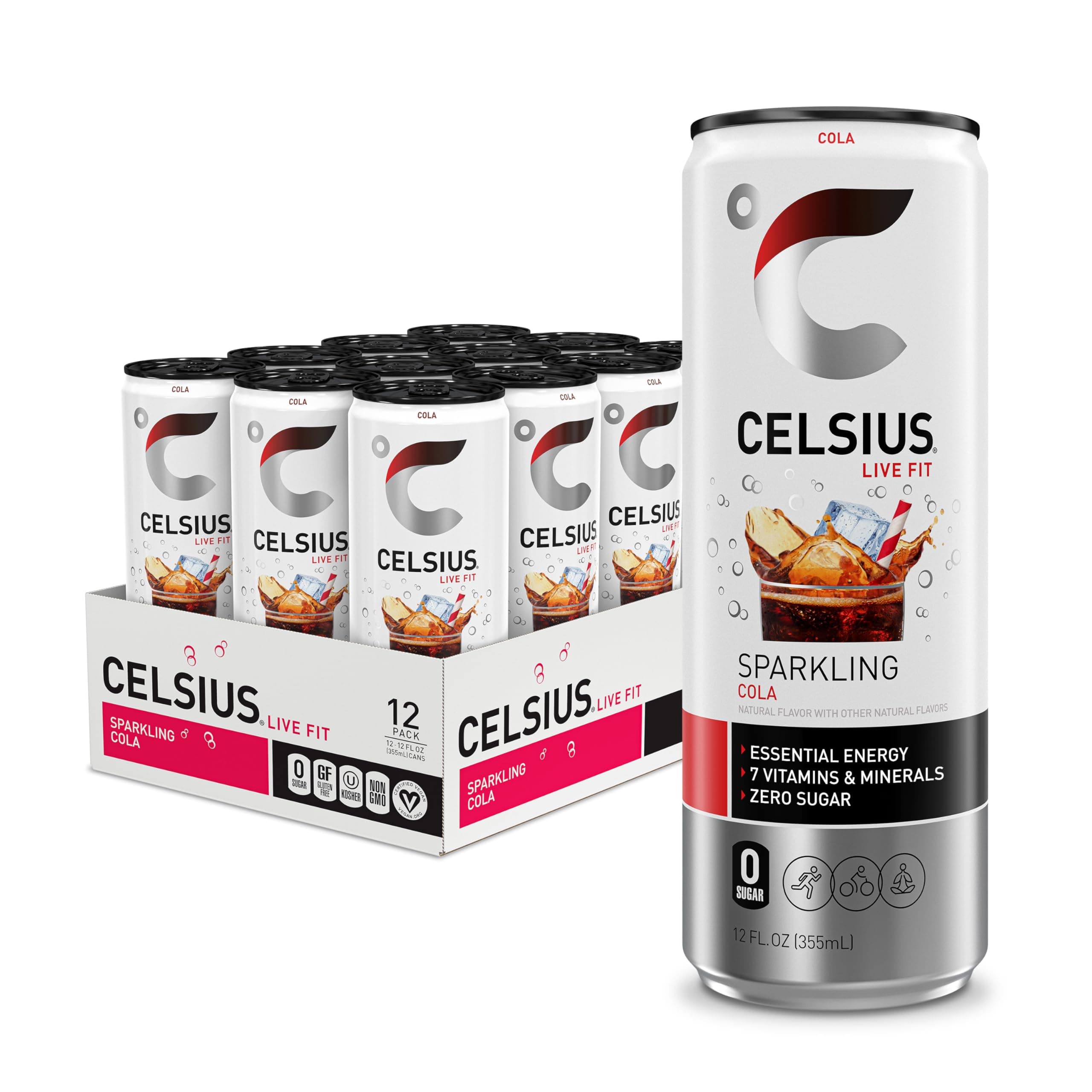 Celsius Celsius RTD Sparkling Cola 12 x 12 Oz