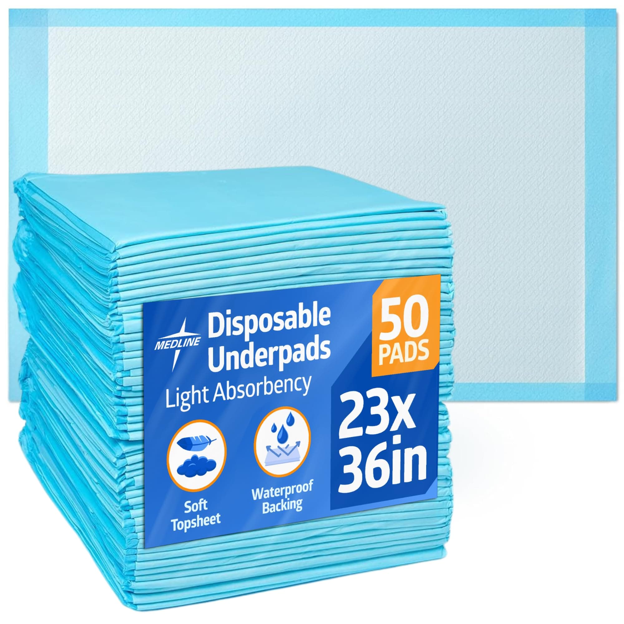 Medline Ultra-Light Absorbency Underpad