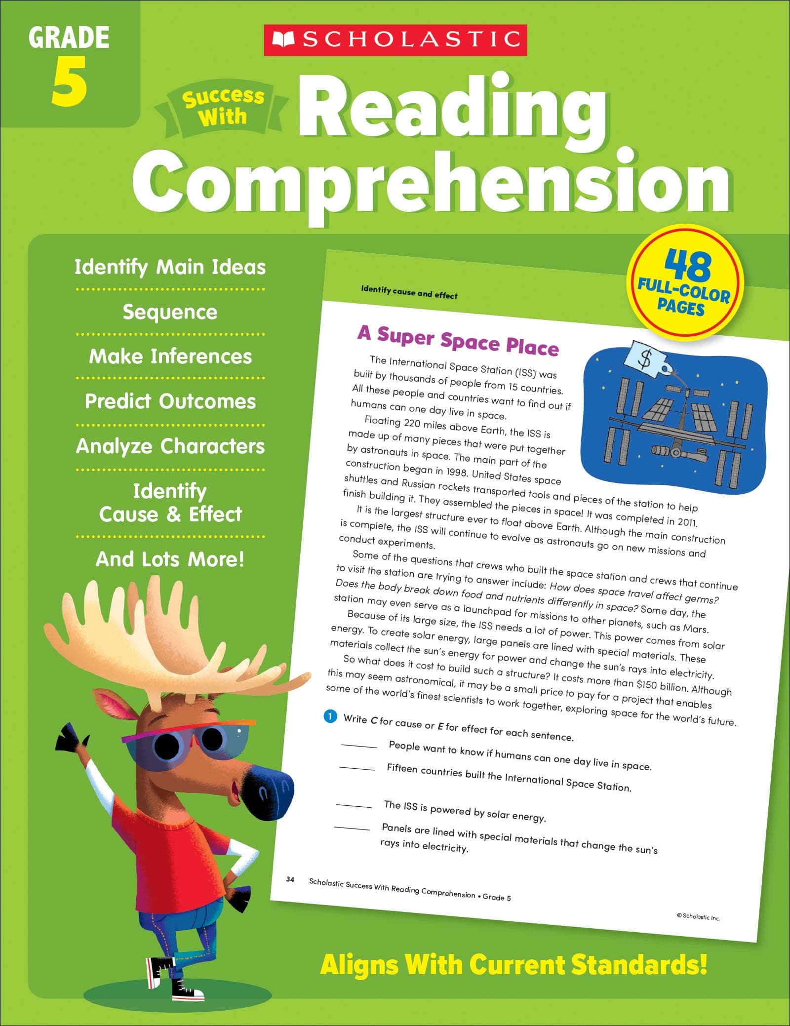 Scholastic Success with Reading Comprehension Grade 5 Workbook