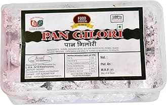 FOOD ESSENTIAL Pan Gilori [Mouth Freshener, Paan Mukhwas, After-Meal Mukhwas,Paan Khajoor] 50 Pcs.