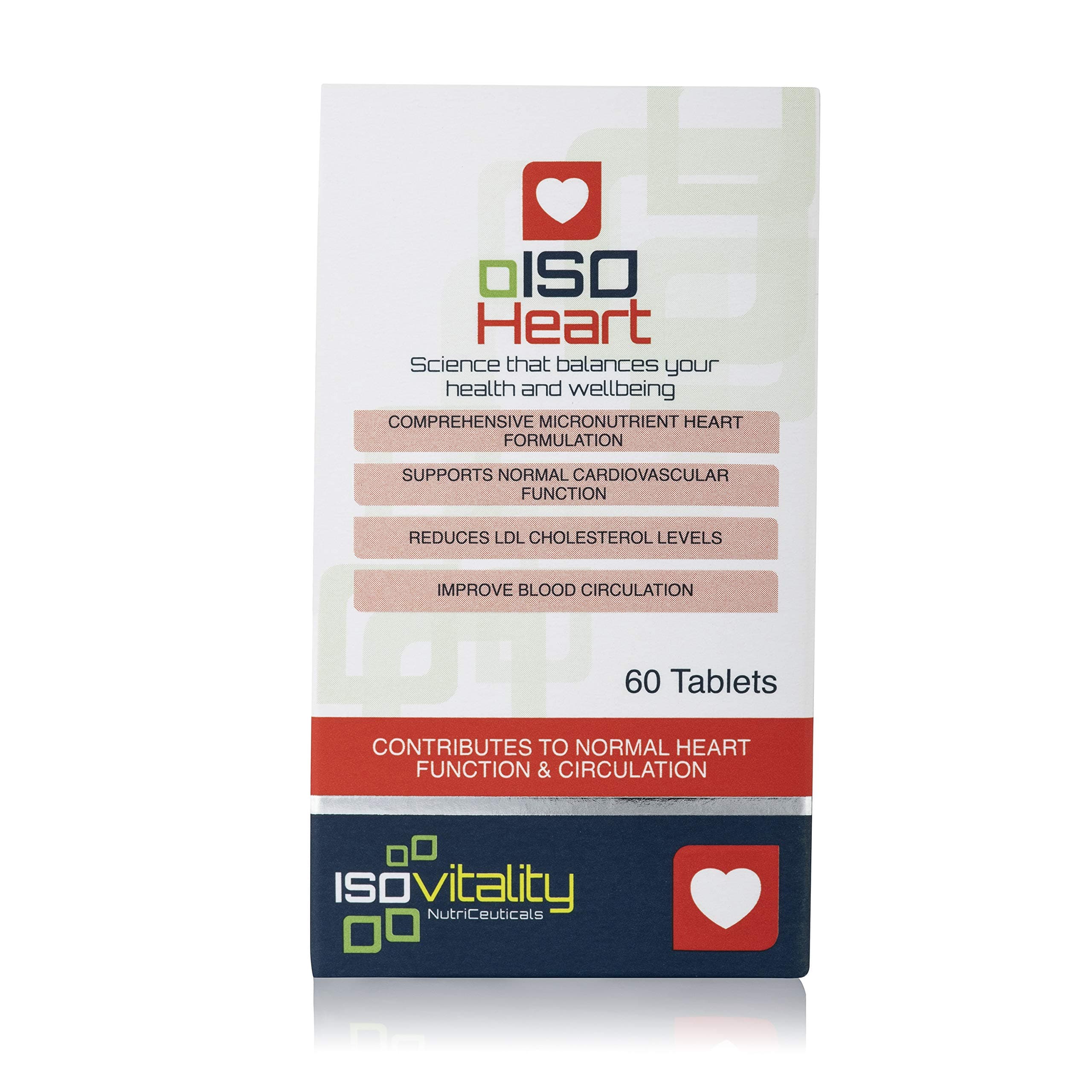 ISOHeart Tablets - micronutrient Heart & Cholesterol lowering Formulation