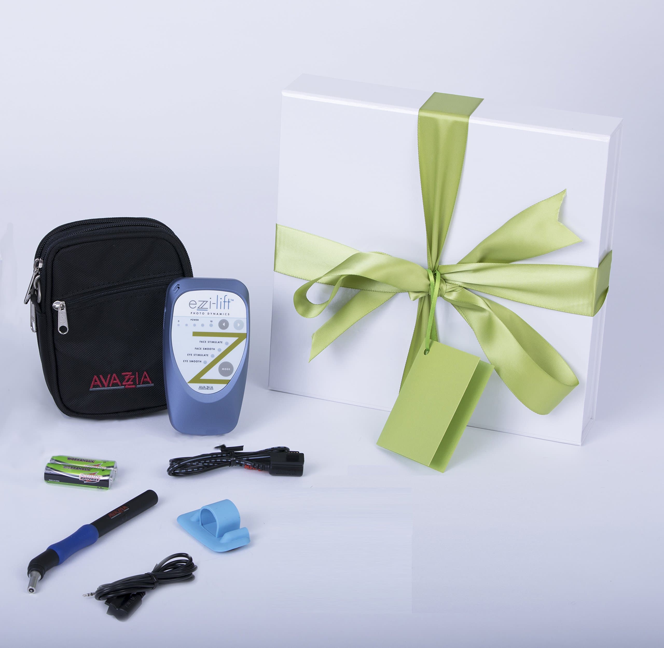 ezzi-lift Photodynamics Kit Microcurrent Galvanic Facial Machine with Light Therapy and Pencil Electrode Gift Box Set