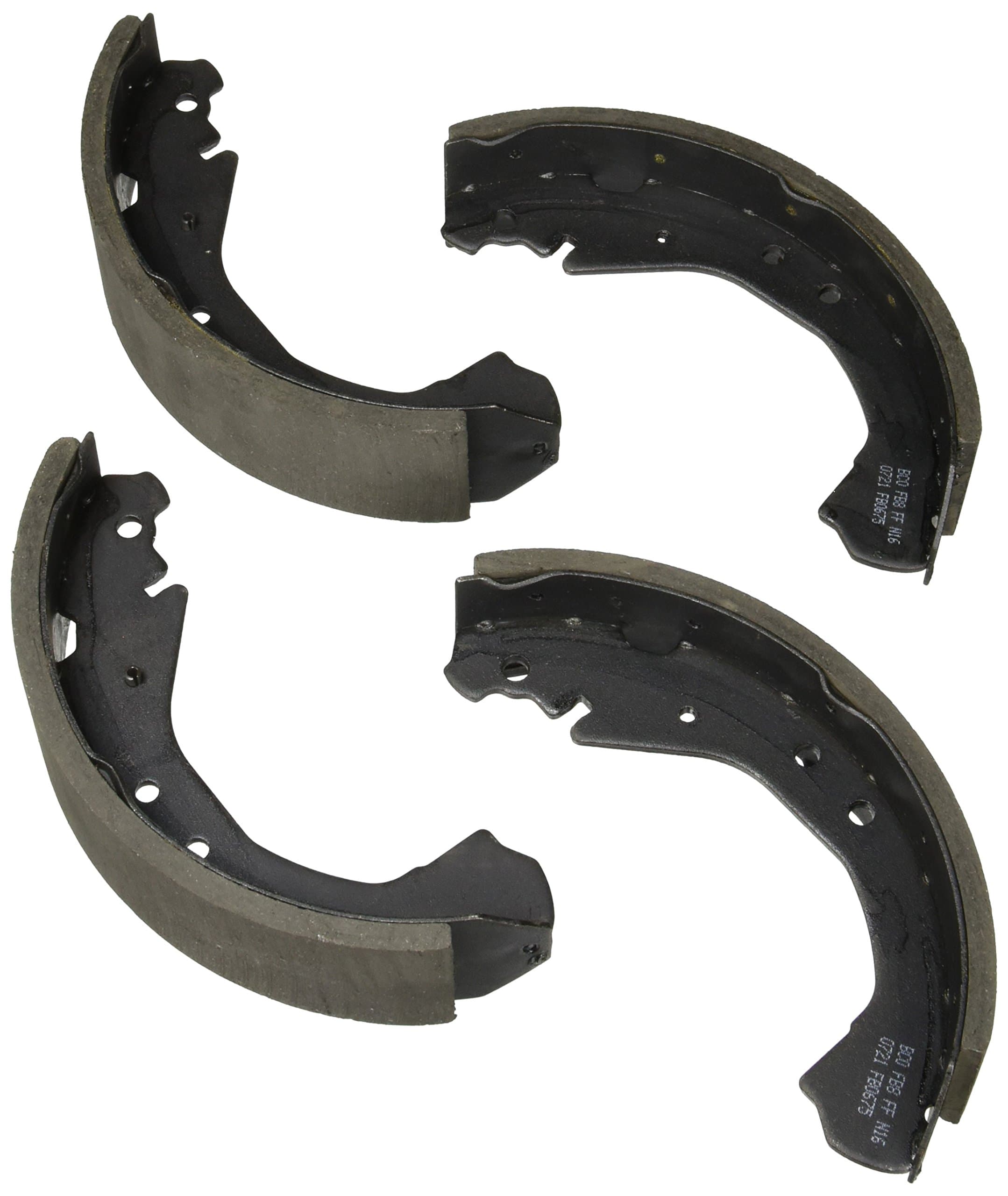 BOSCH BS675 Blue Drum Brake Shoe Set - Compatible With Select Chevrolet Blazer, C1500, K1500, Tahoe; GMC C1500, K1500, Yukon; REAR