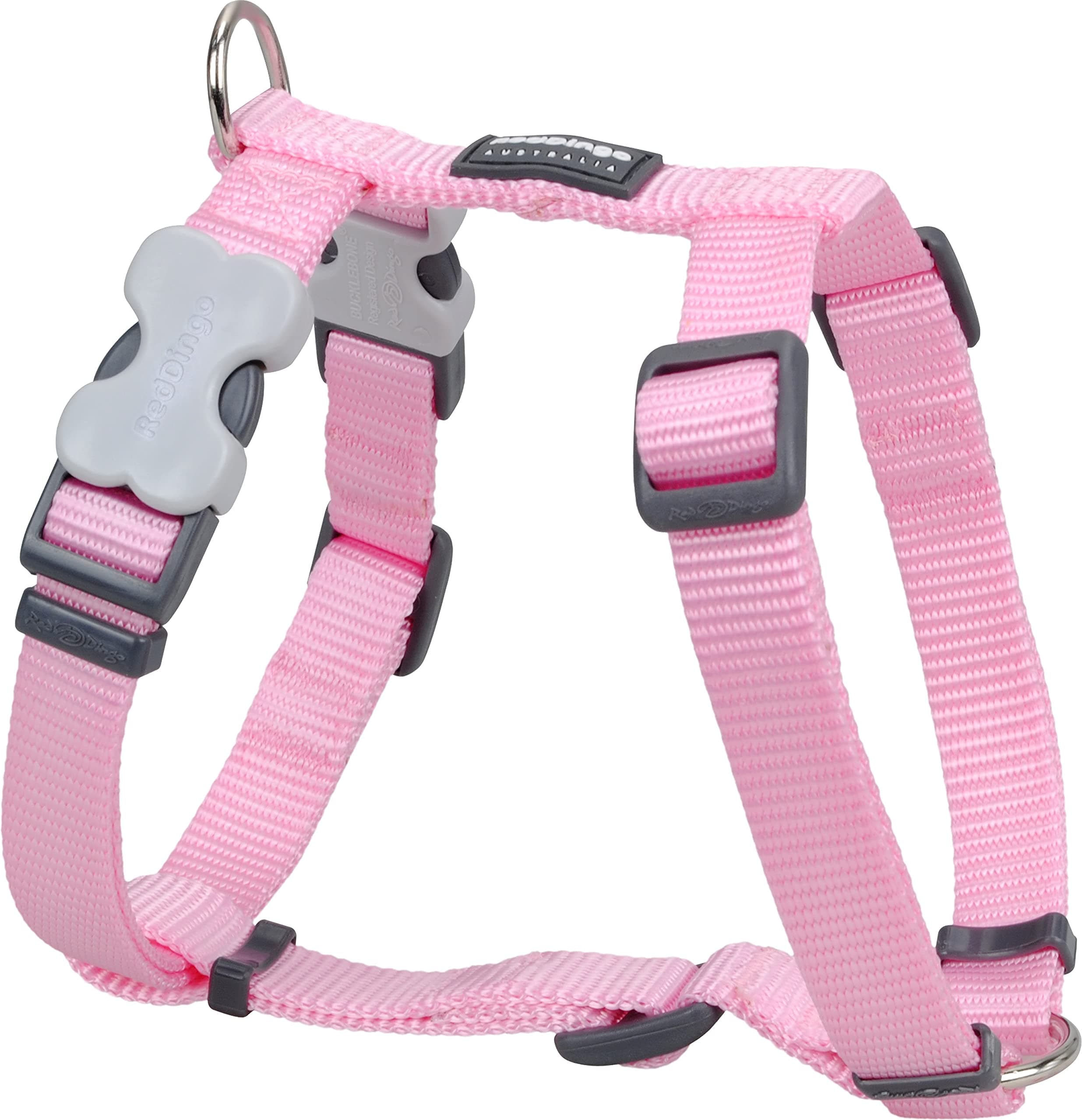 Red Dingo Classic Dog Harness, Small, Pink
