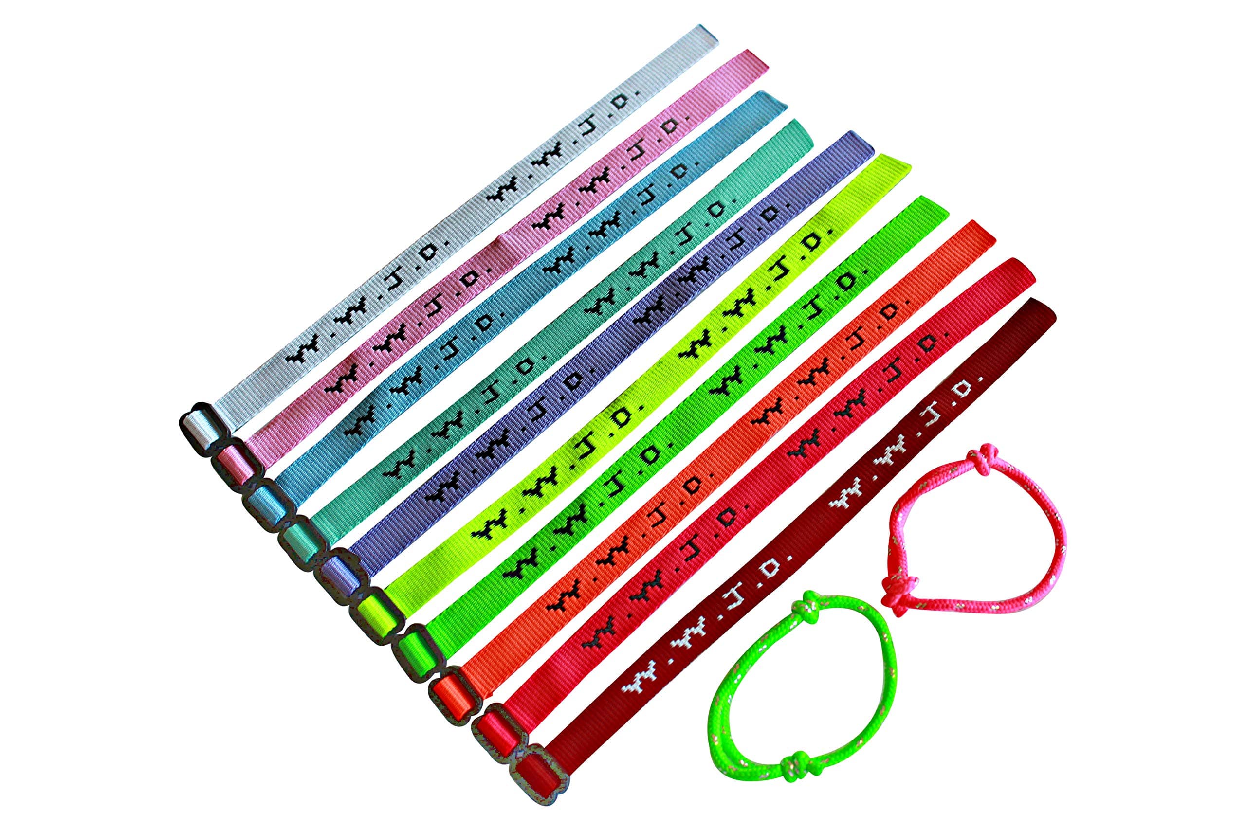 20 plus 2 WWJD Bracelets - What Would Jesus Do Woven Wristbands Per Pack - Religious Christian WWJD Bracelet for fundraisers Neon, Pastel Color, 20 pieces plus 2, Perfect for men women boys and girls