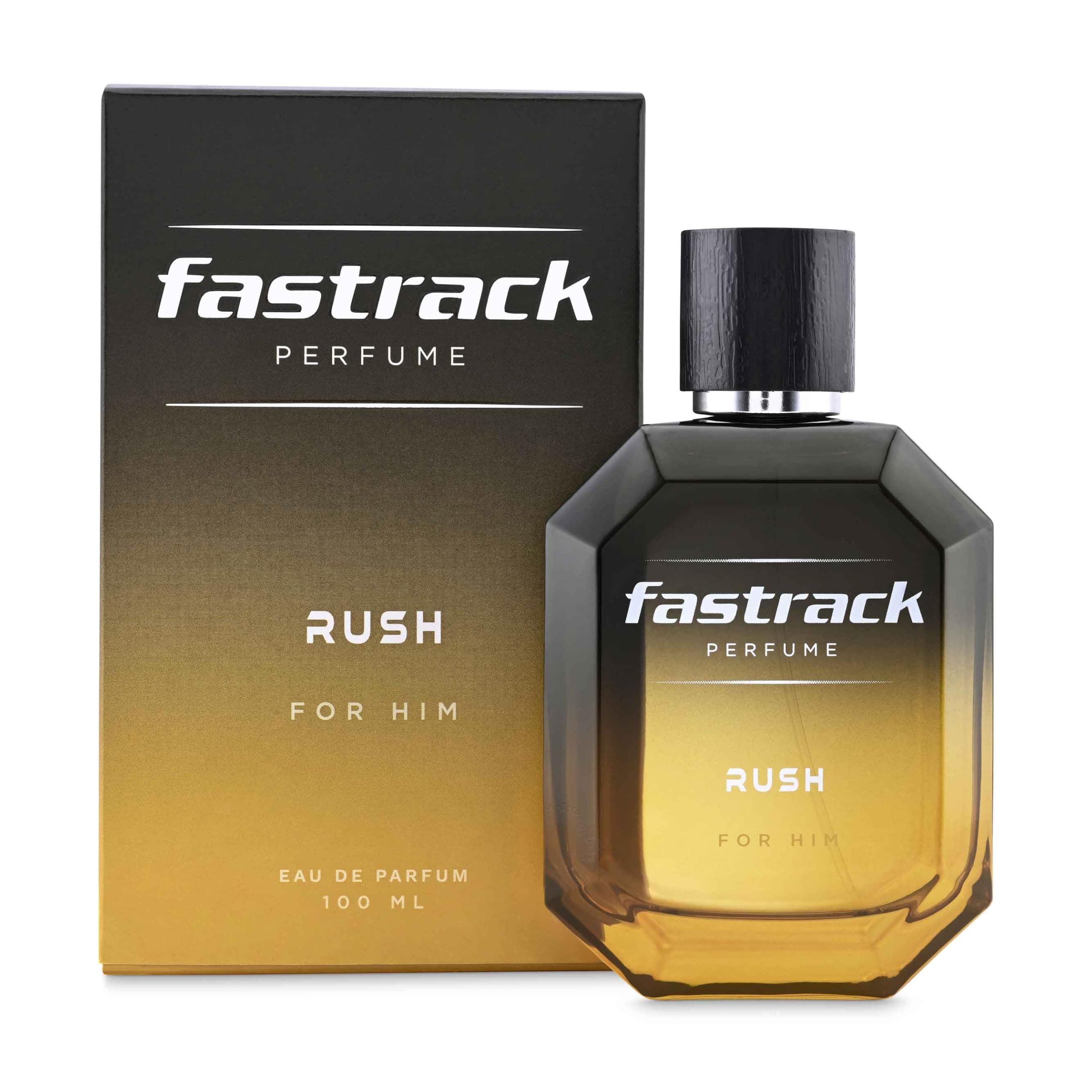 - Fastrack Perfume Rush |Scent for Men| 100 ml EDP |Long lasting Smell |Woody Musk Fragrance| Crafted by European experts|Best gift for Man