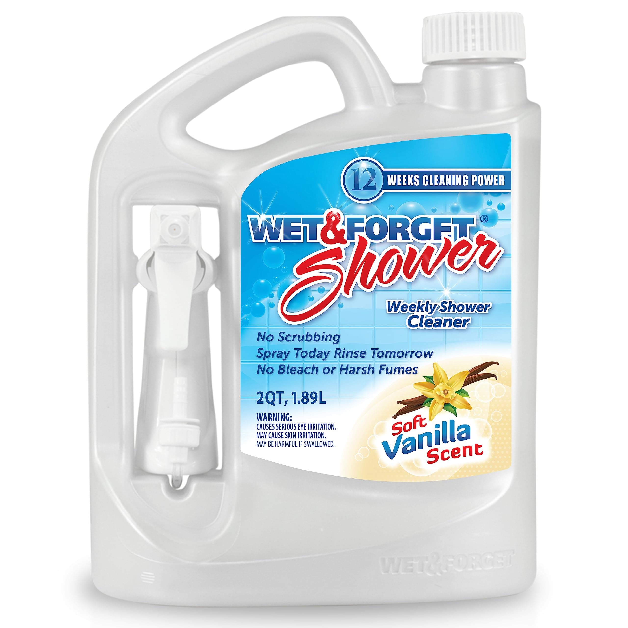 Shower Cleaner Weekly Application Requires No Scrubbing, Bleach-Free Formula, 64 Ounce (Pack of 1)