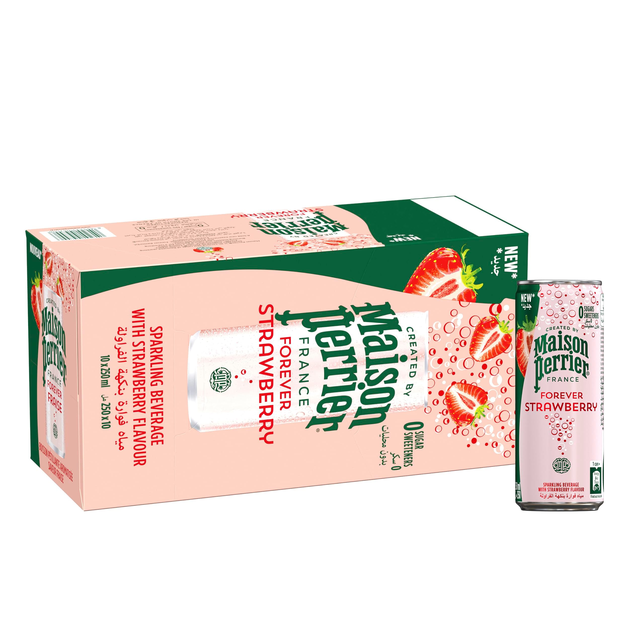 Maison Strawberry Slim Can 10x250ml