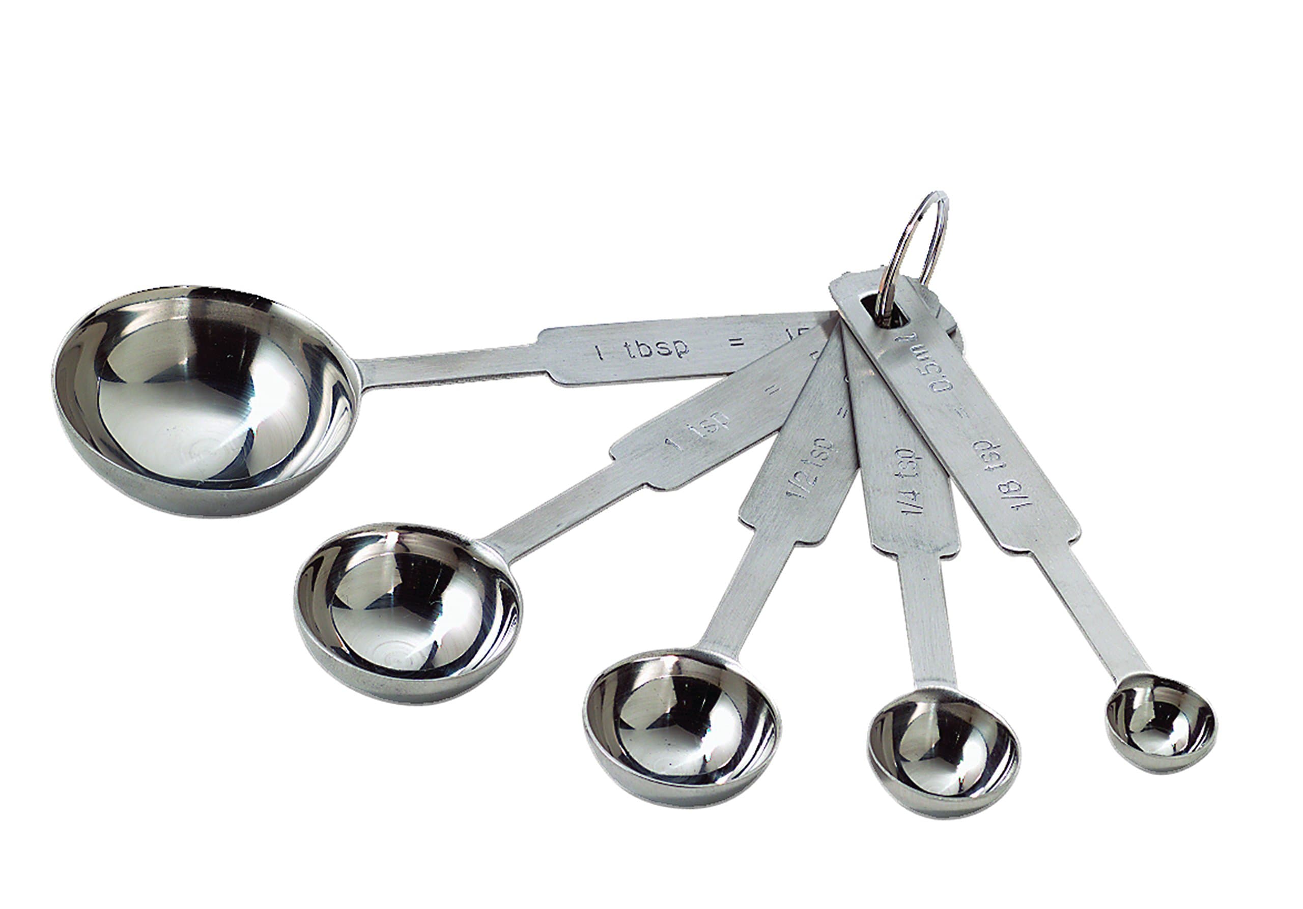 5-Piece Stainless-Steel Measuring-Spoon Set