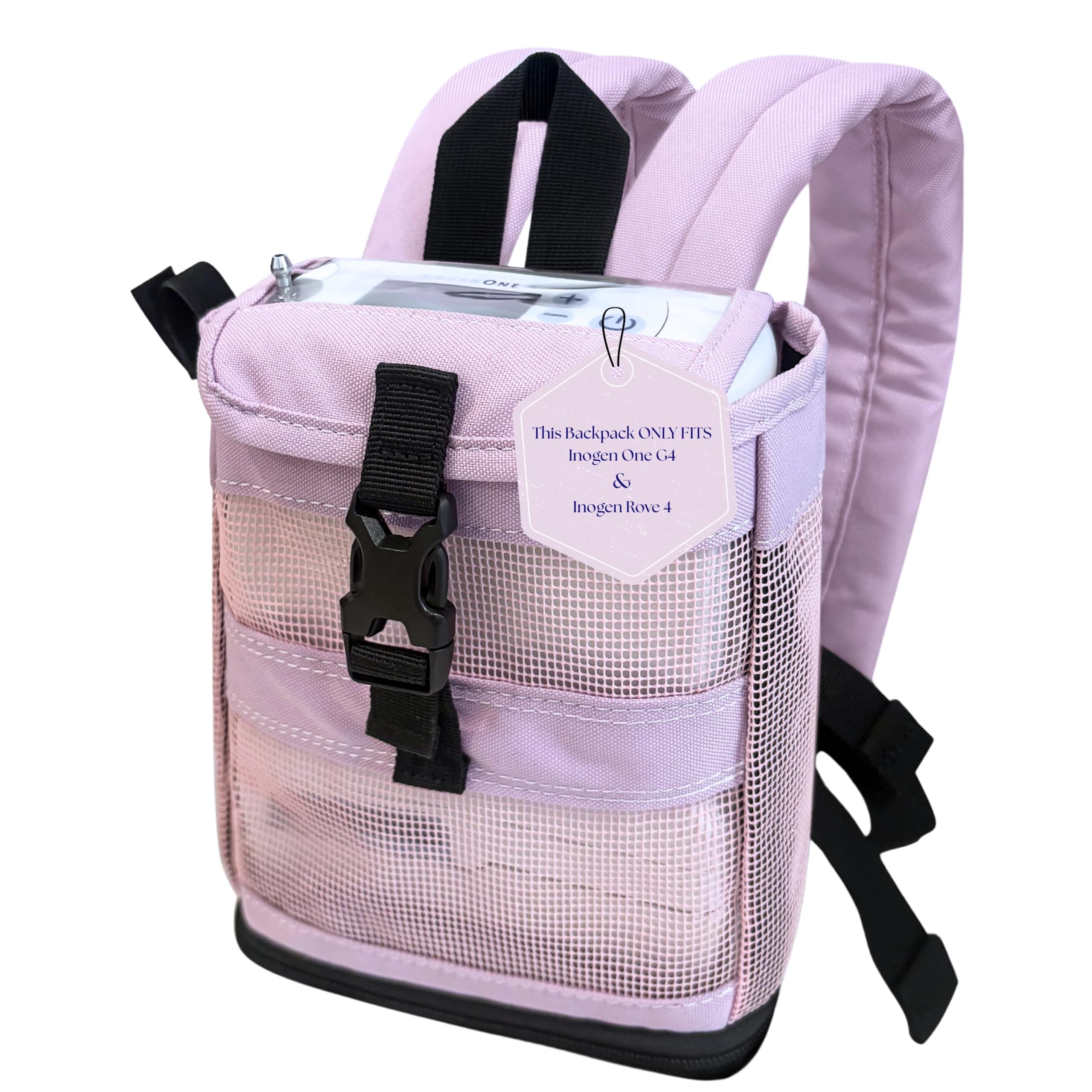 o2Totes Backpack compatible ONLY with Inogen One G4 (I0-400) & Inogen Rove 4 (IS-400) Ultra light backpack, Double or Single
