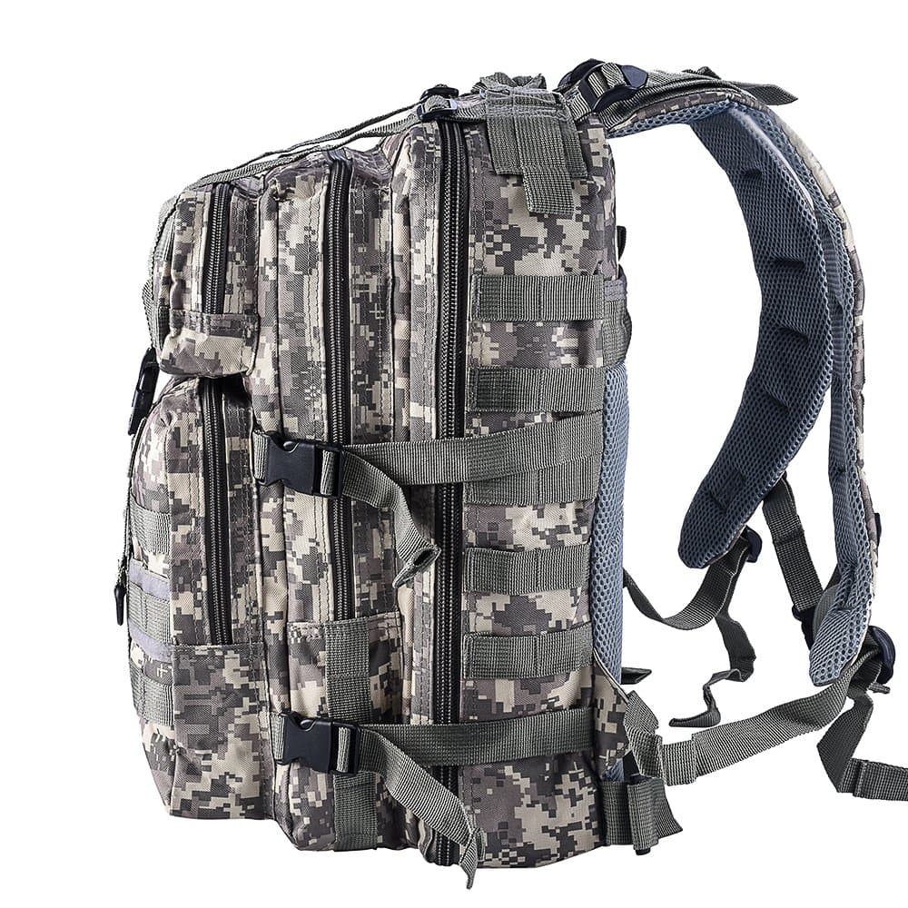 Smartdoo Assault Pack Tactical Bag Military Backpack Molle Waterproof Rucksack for Outdoor Travel Hiking Camping Backpacks ACU Camouflage