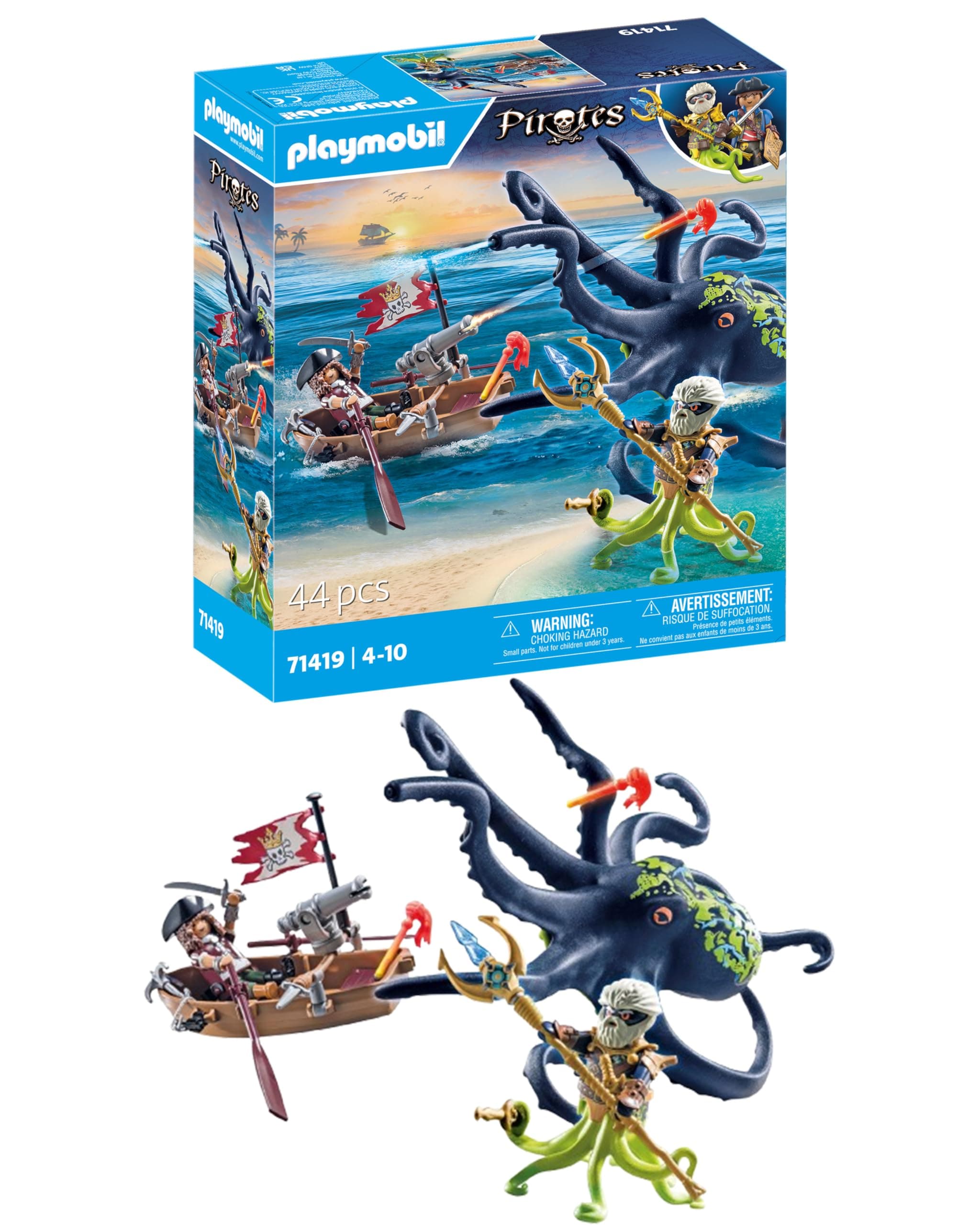 Pirates: Battle with The Giant Octopus
