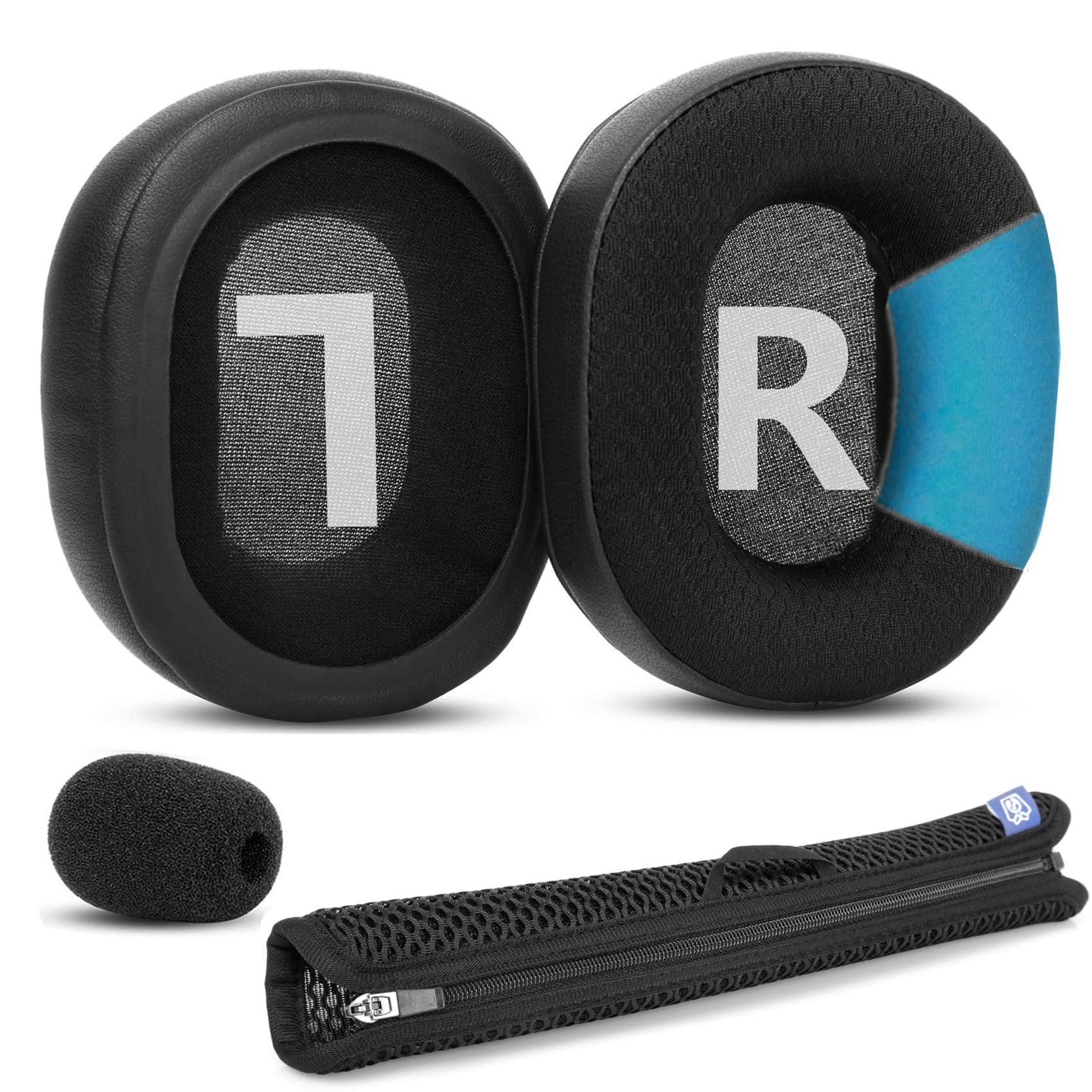 Cloud Alpha Replacement Ear Pads Compatible with HyperX Cloud Alpha, Cloud II, Cloud III, Cloud Alpha S Gaming Headset, Headband, Ear Pads, Upgrade Replacement Parts Extra Thickness