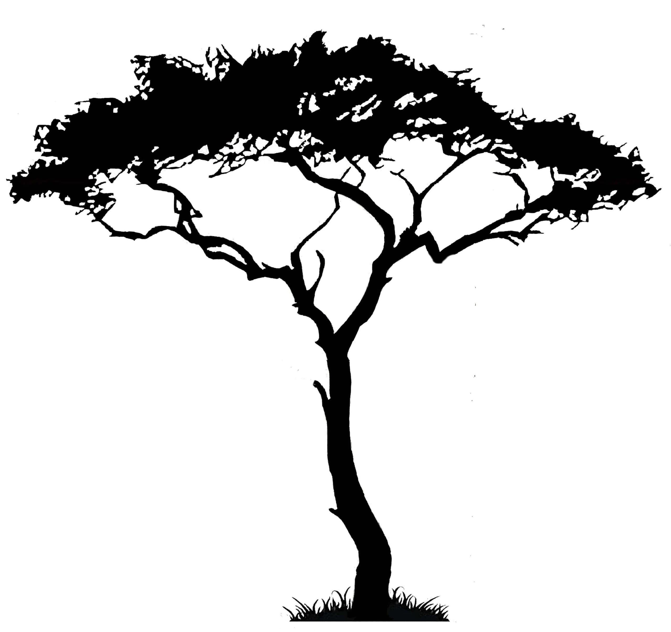 uBer Decals Vinyl Wall Decal Sticker African Tree 105 71x77 inches