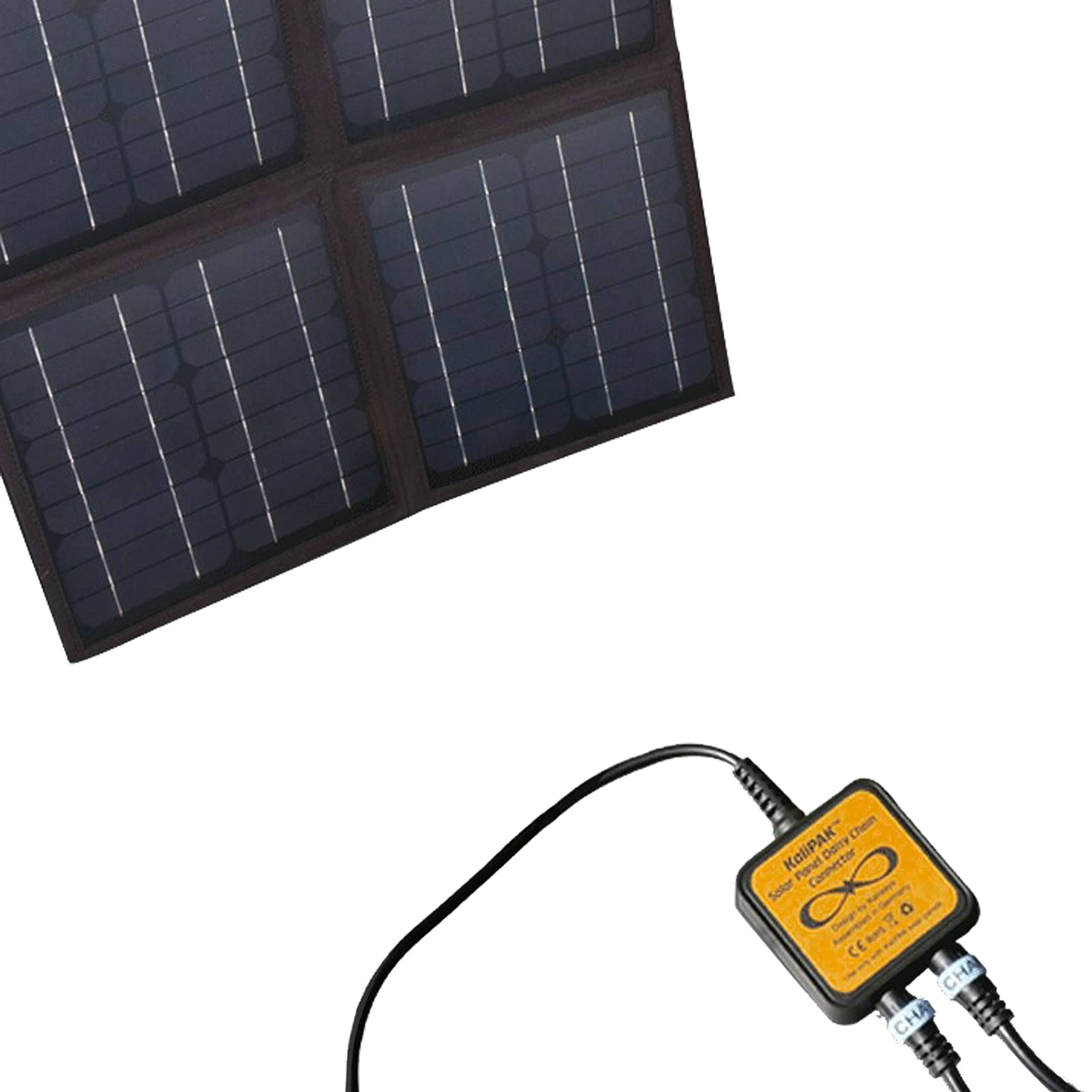 KP-ASOL-040 KaliPAK 40W 4X Flexbow Solar Panel with Daisy Chain Connector