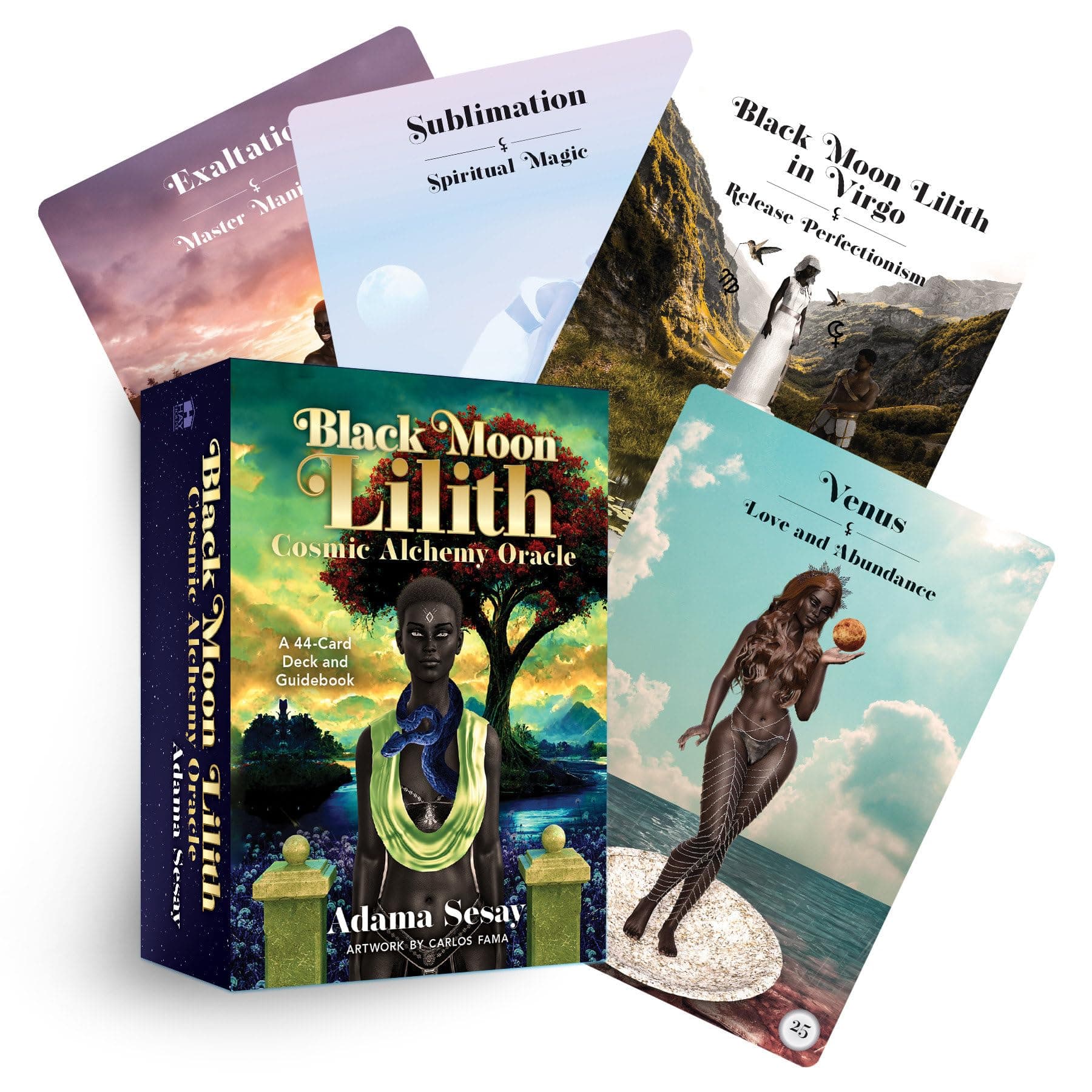 Black Moon Lilith Cosmic Alchemy Oracle: A 44-card Deck and Guidebook