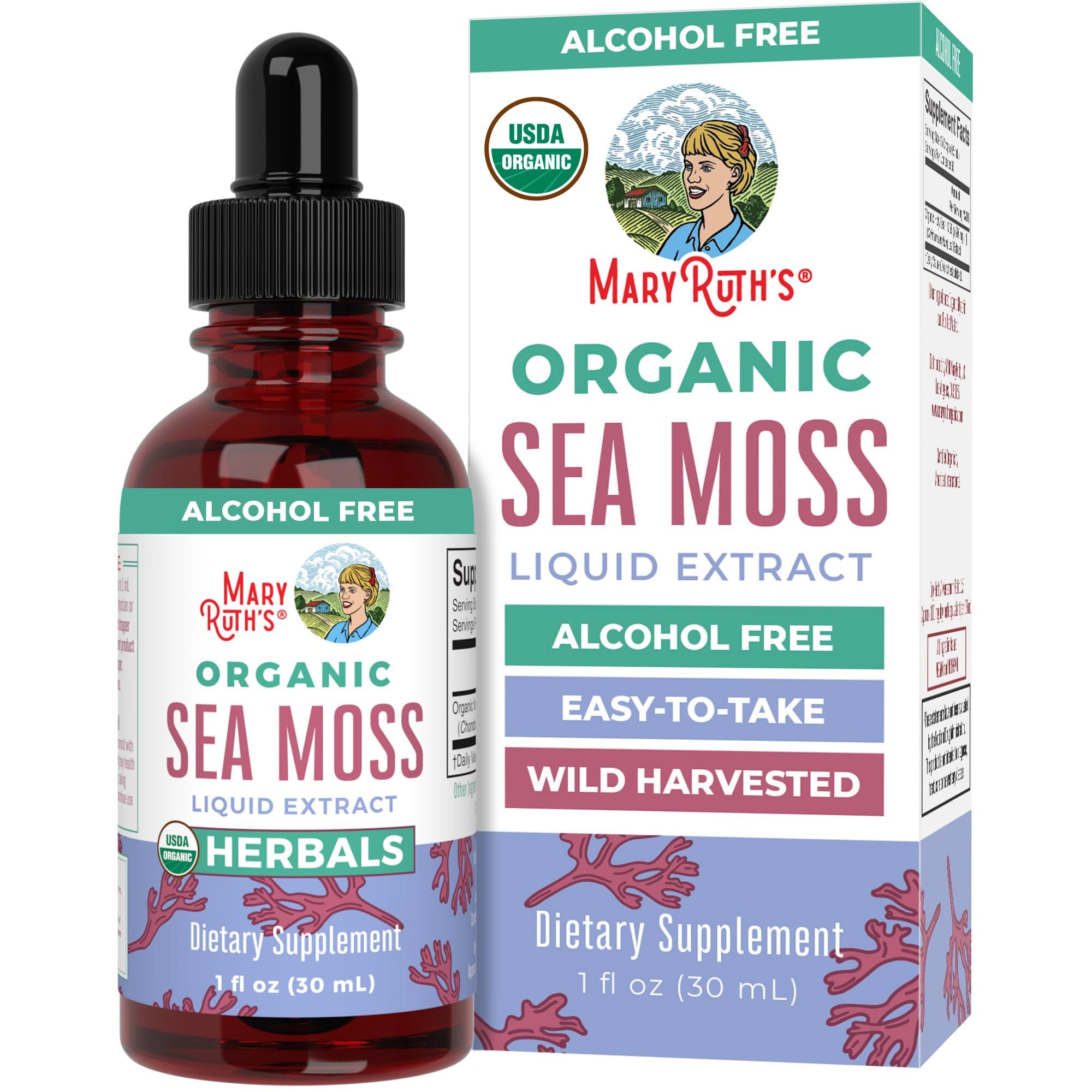 Irish Sea Moss Liquid Drops Unflavored 1 FL oz