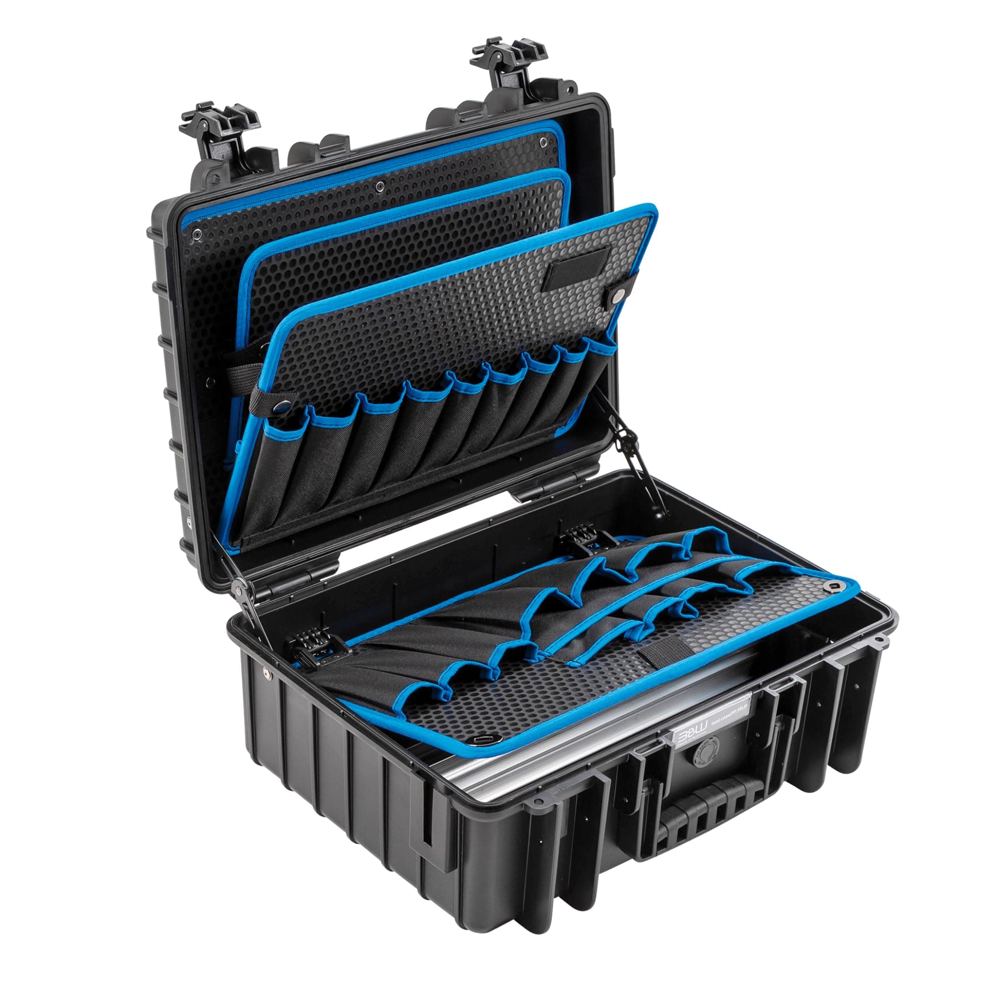 Jet 5000 Outdoor Tool Case with Pocket Tool Boards, Black