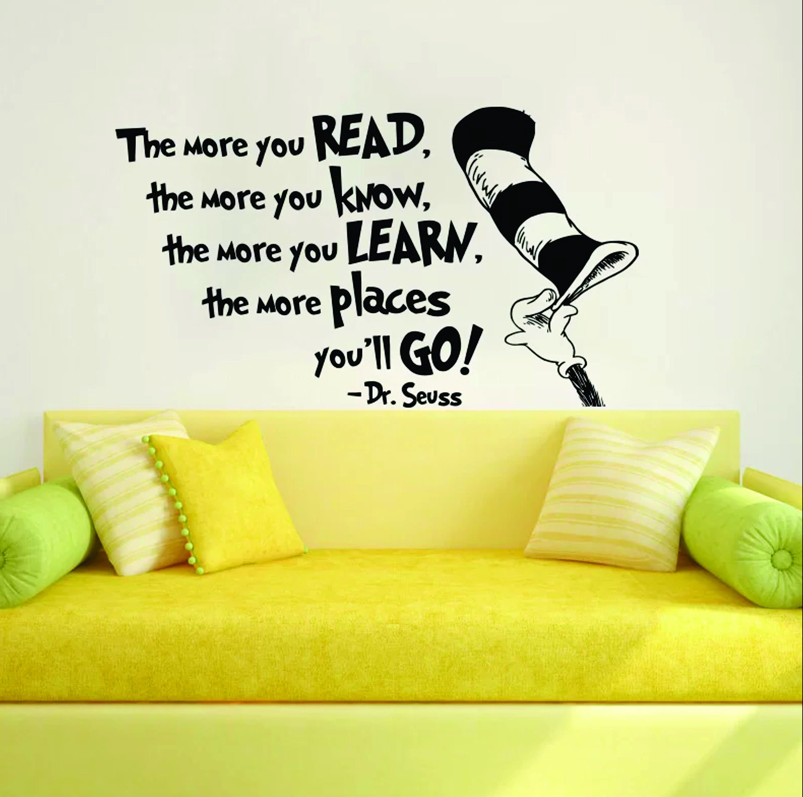 PPD Dr Seuss The More That You Read Wall Decal by Paper Plane Design