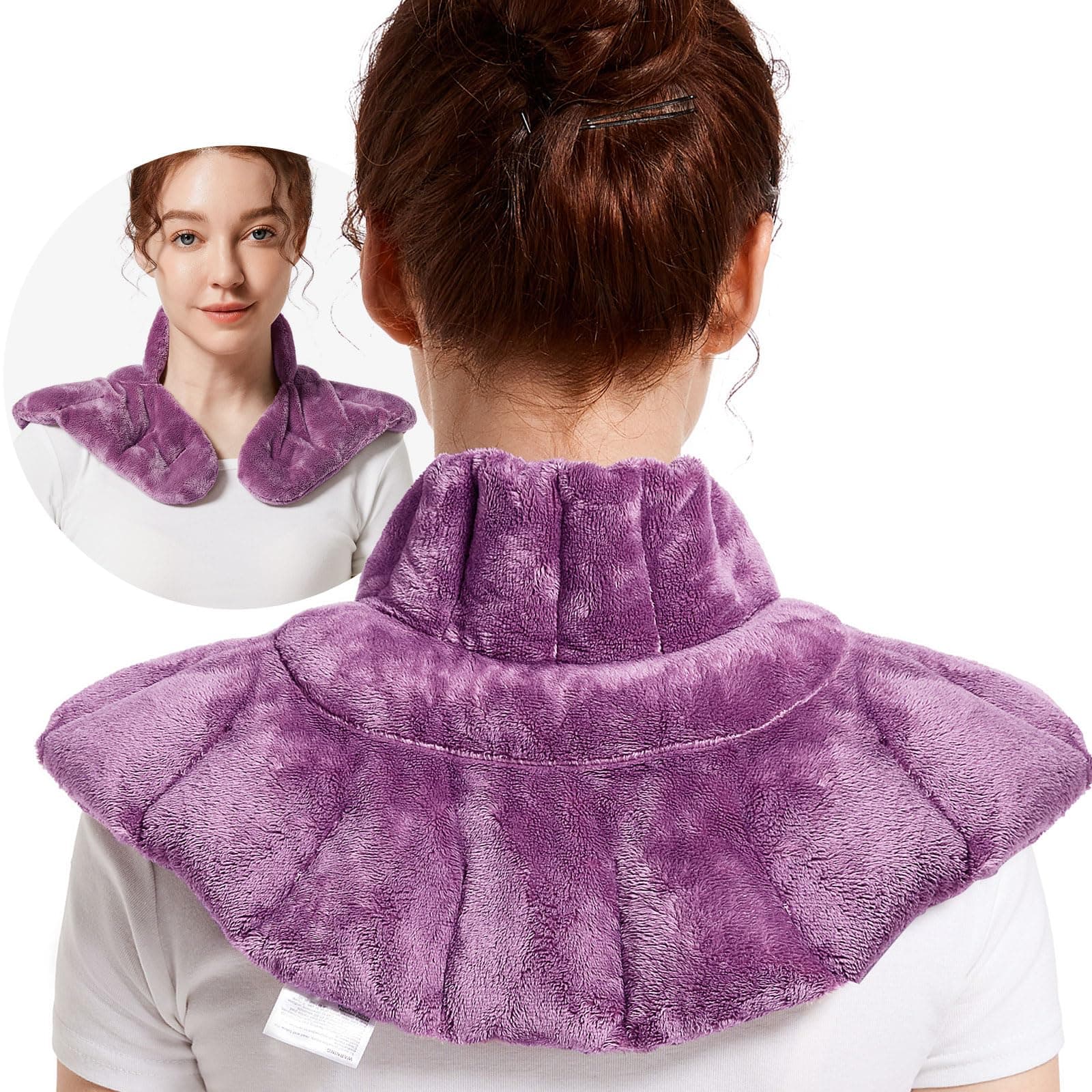 purple neck wrap