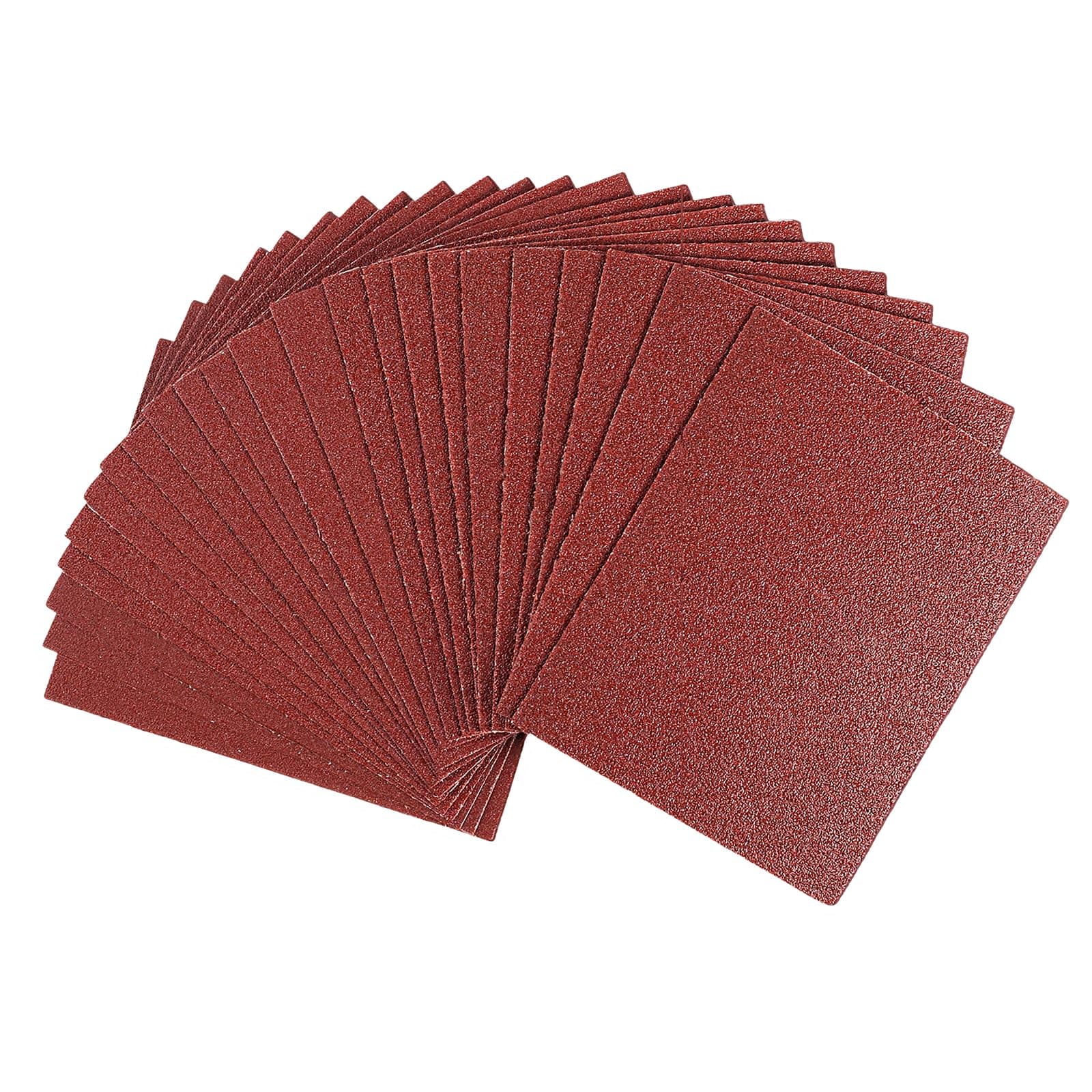 1/4 Sandpaper Sheet,4-1/2"*5-1/2" Assorted120-180-240,50PACK