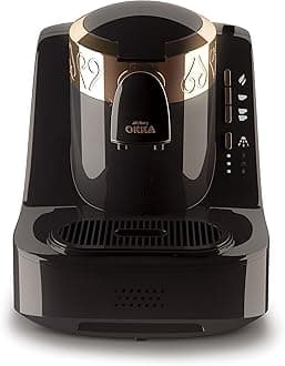 Arzum Okka Automatic Turkish/Greek Coffee Machine, USA 120V UL, Black/Copper
