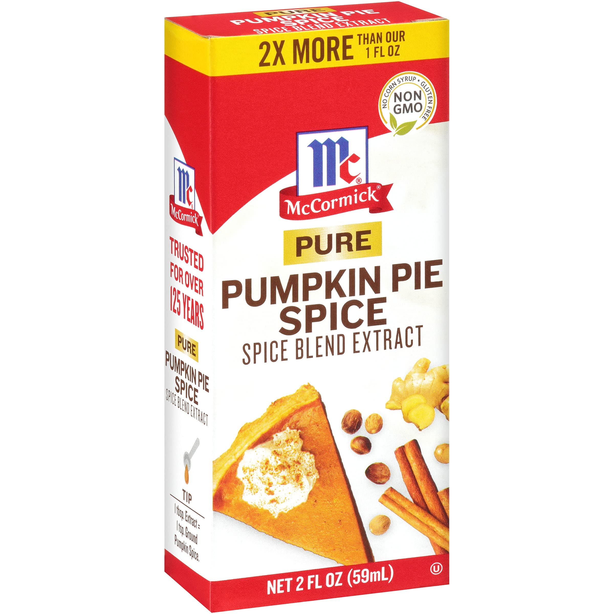 McCormick Pure Pumpkin Pie Spice Blend Extract, 2 fl oz