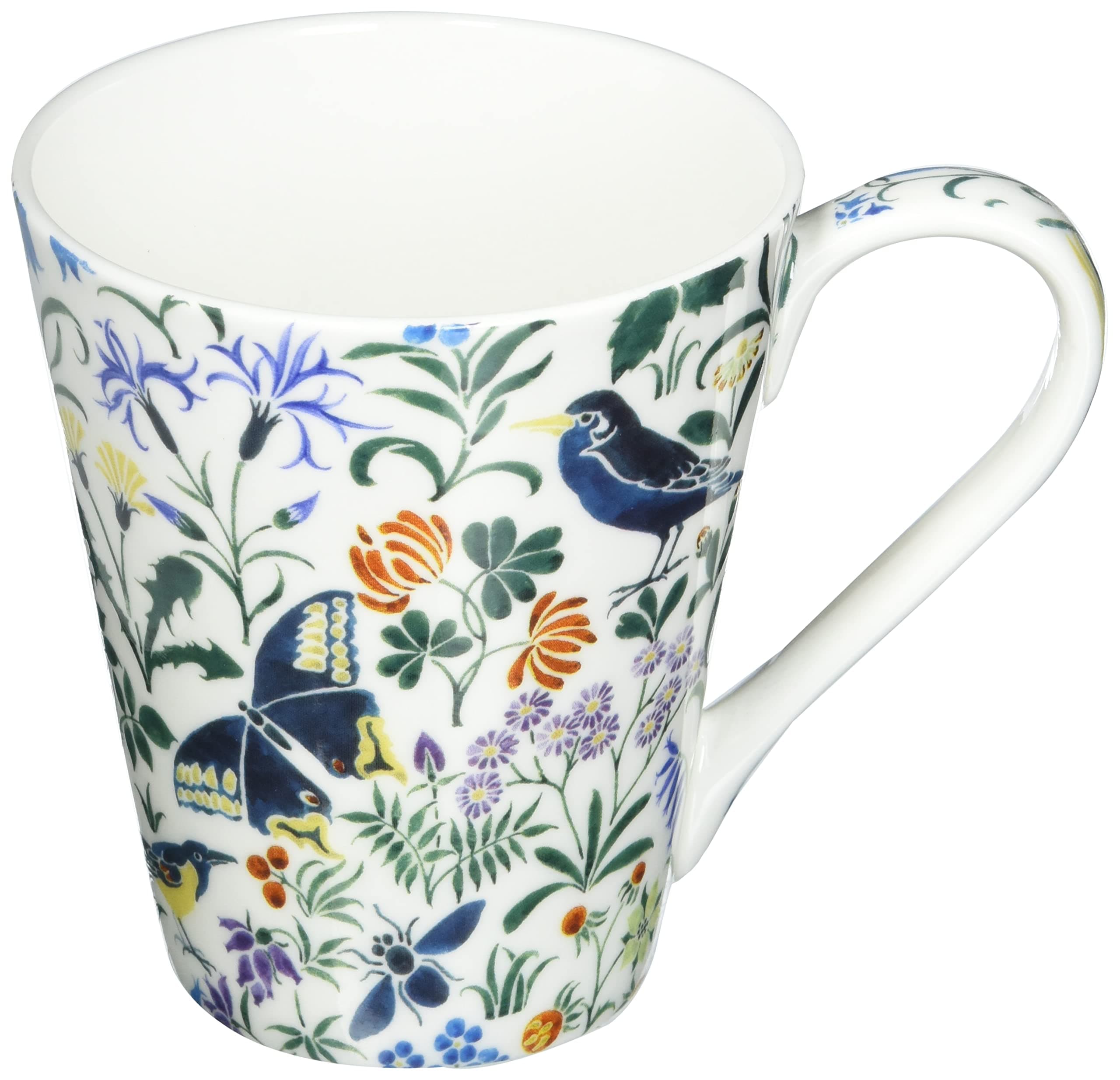 V&A Mug with Bee Garden Design, Fine Bone China, Multi-Colour, 450 ml