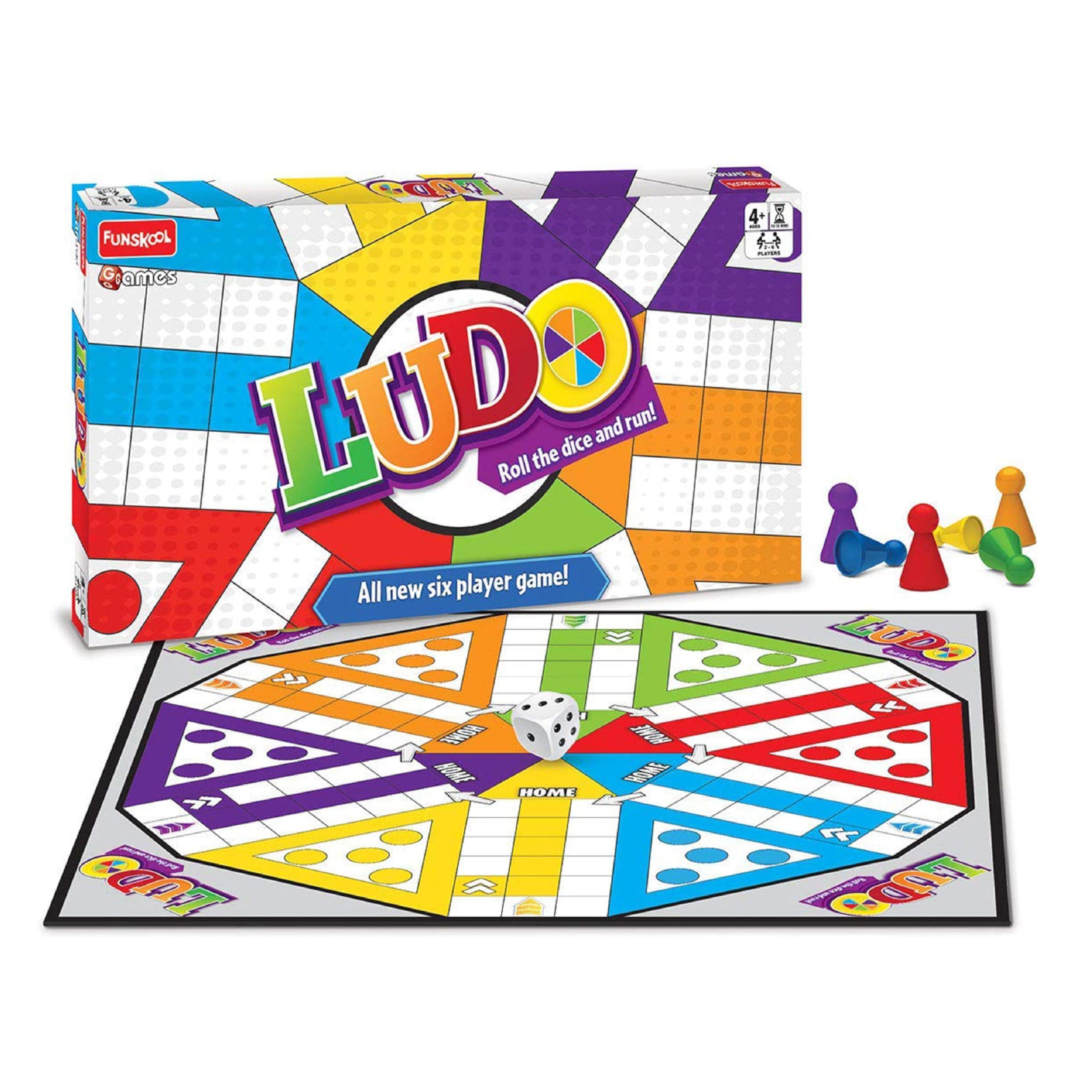 Funskool Ludo, Multi Color, Funskool, Fs9416100