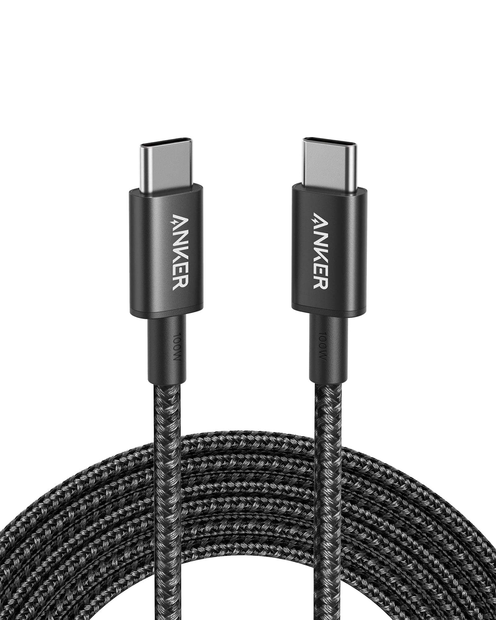 Anker USB C to USB C Cable, Type-C Charging Cord Fast Charge(10FT,100W), for iPhone 17/17 pro, MacBook and More(Black)