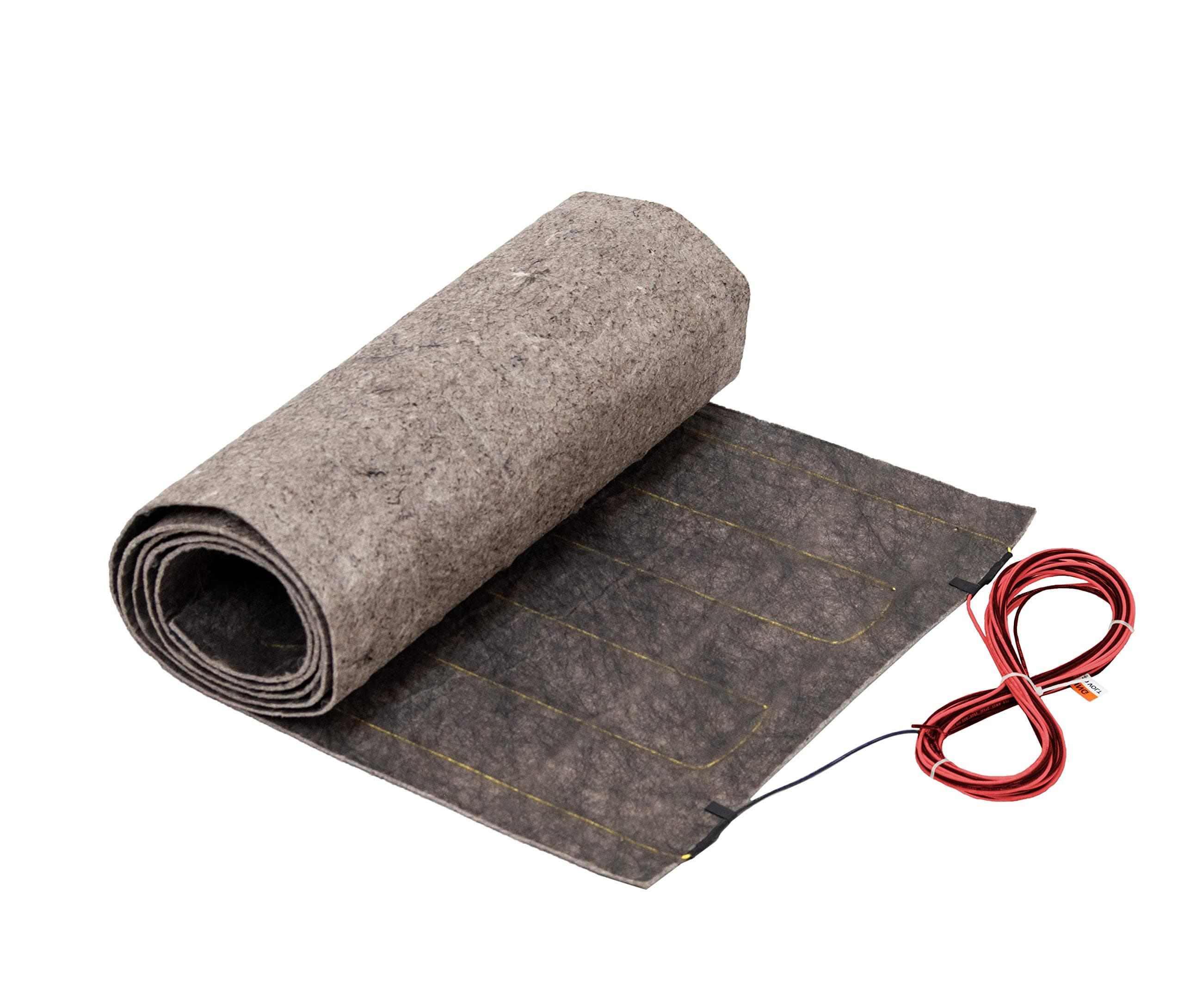 In Floor Heating System Under Tile, 240V, 15 Sqft, 1.5 ft x 10 ft, Tile Heated Floor System, Radiant Floor Heating System