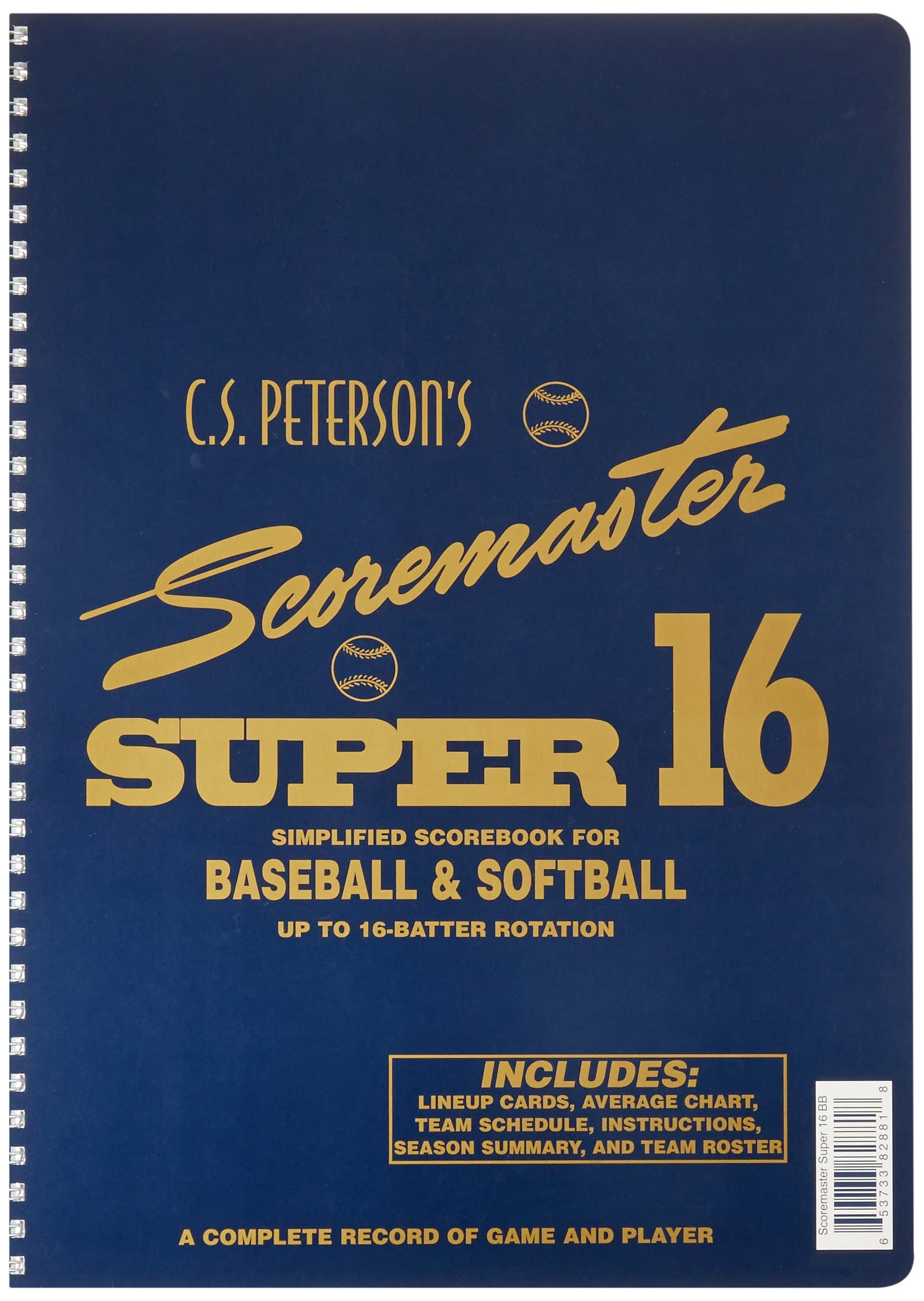 CramerSuper 16 Baseball/Softball Scorebook