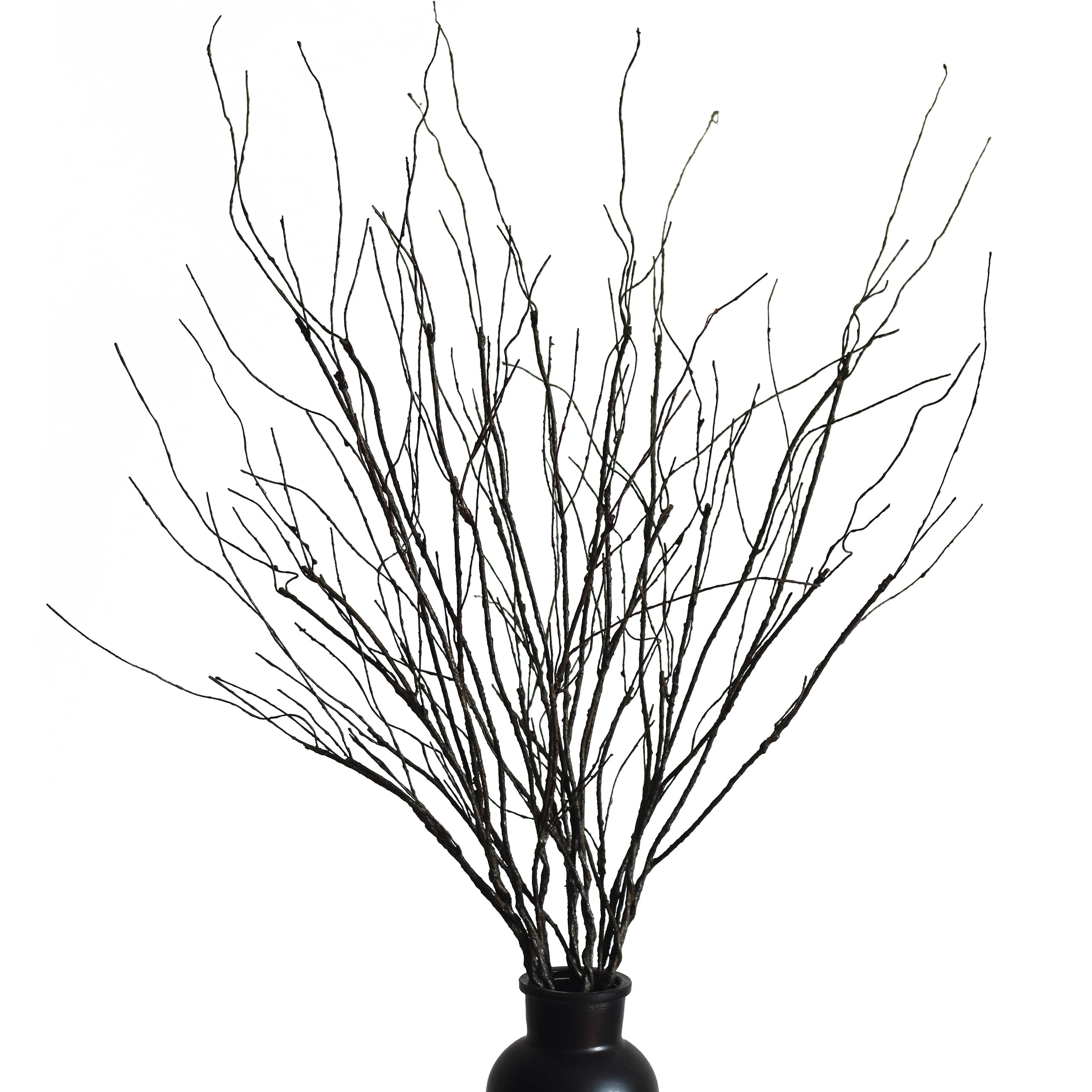 10 PCS Artificial Twigs Curly Willow Branches, 30.7 Inches Lifelike Bendable Artificial Branch Flower Dried Stems for Home Decoration