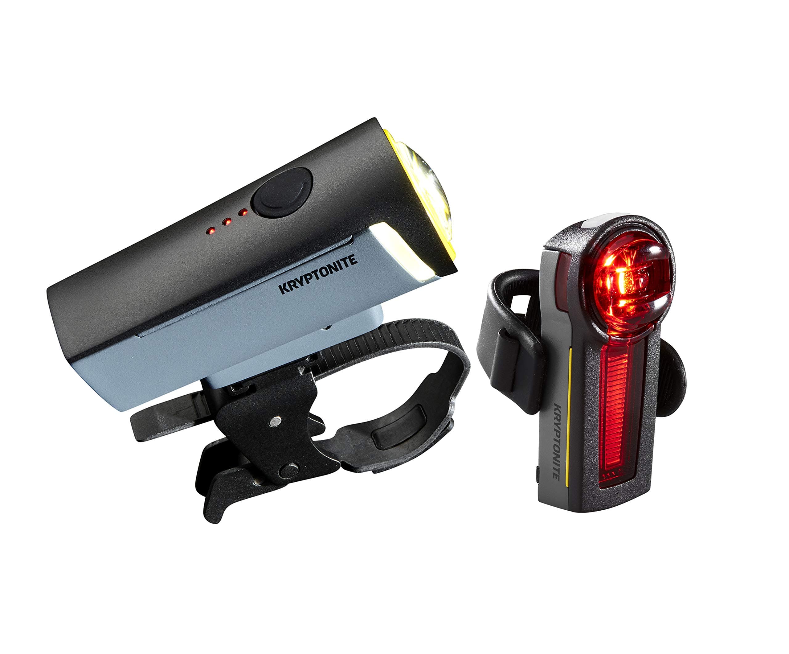 Kryptonite Incite X3 Headlight, XR Taillight Set - Black