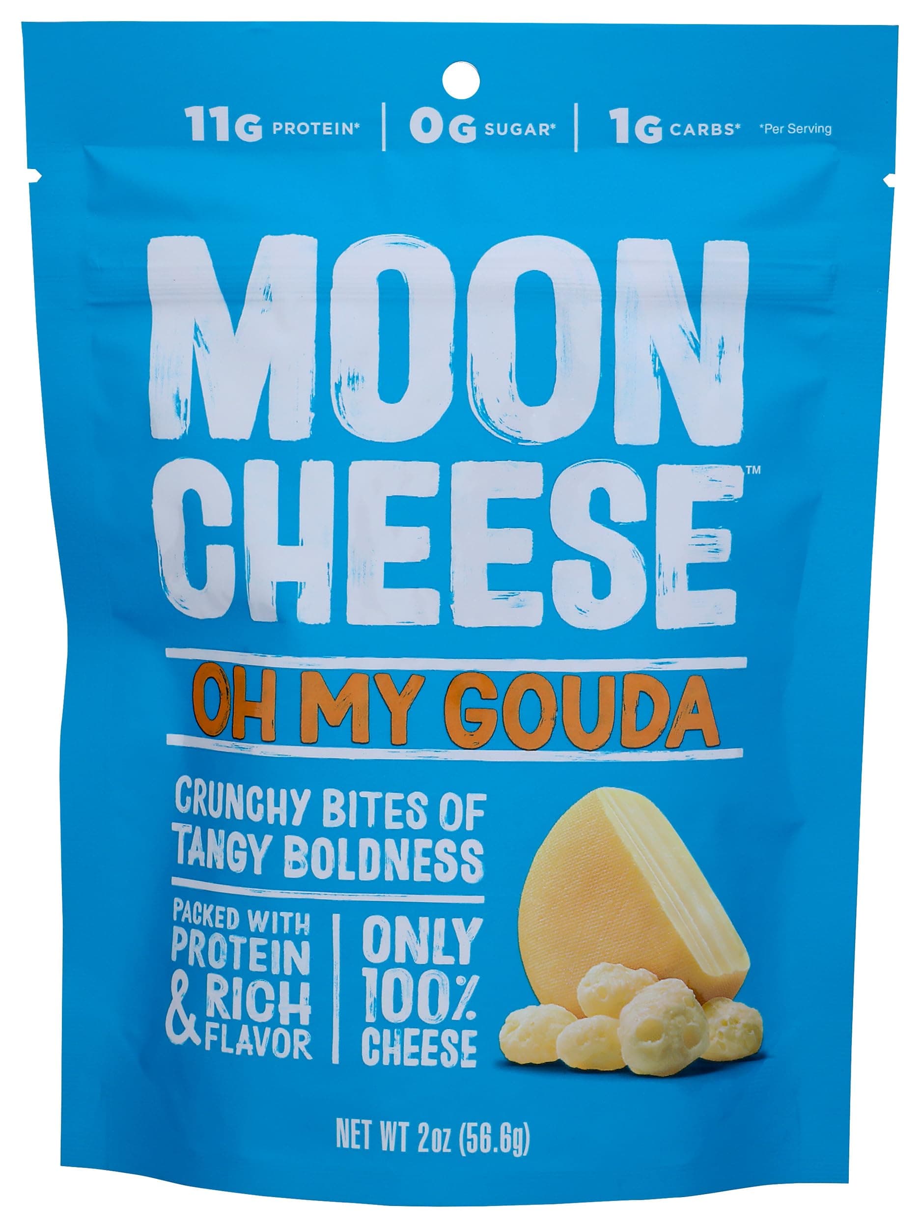 MOON CHEESE Gouda Snack, 2 OZ