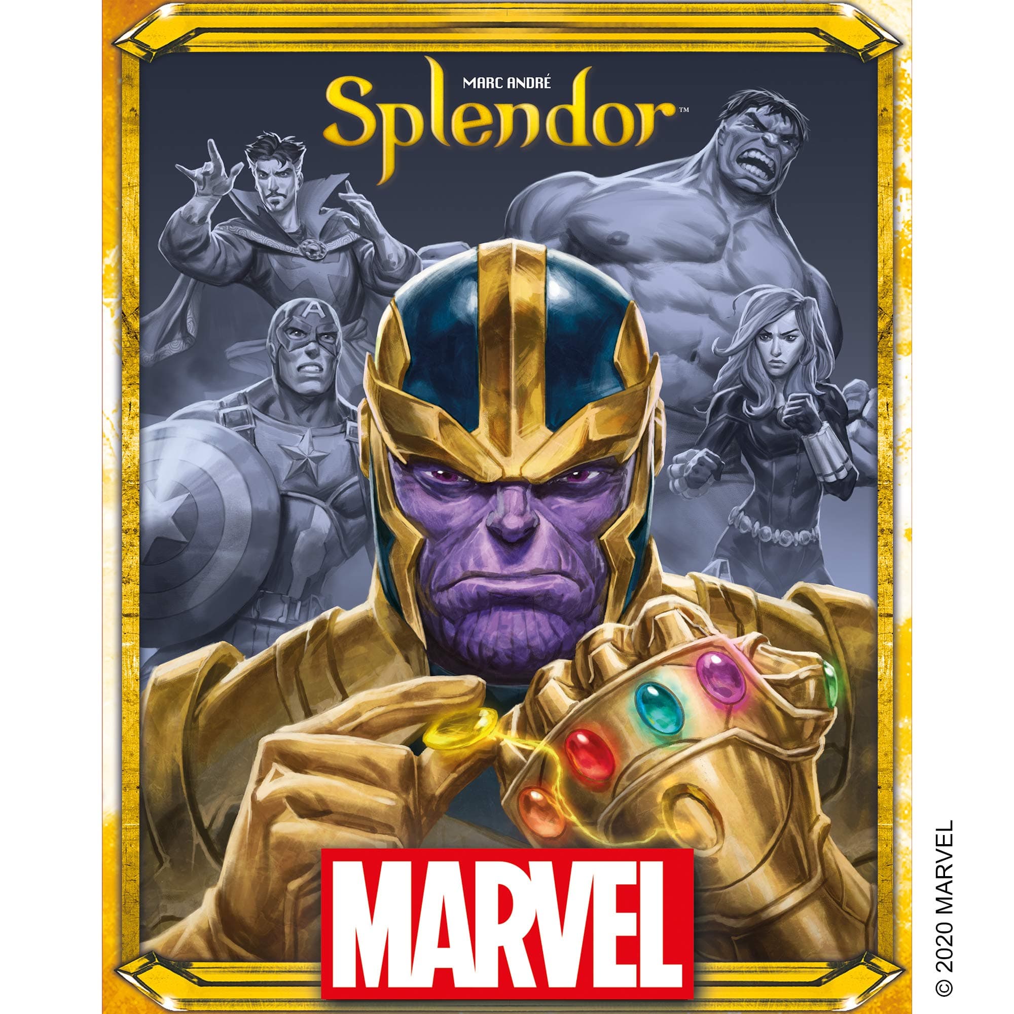 Asmodee | Marvel Splendor |Board Game | Ages 10+ | 2 to 4 Players | 30 Minutes Playing Time