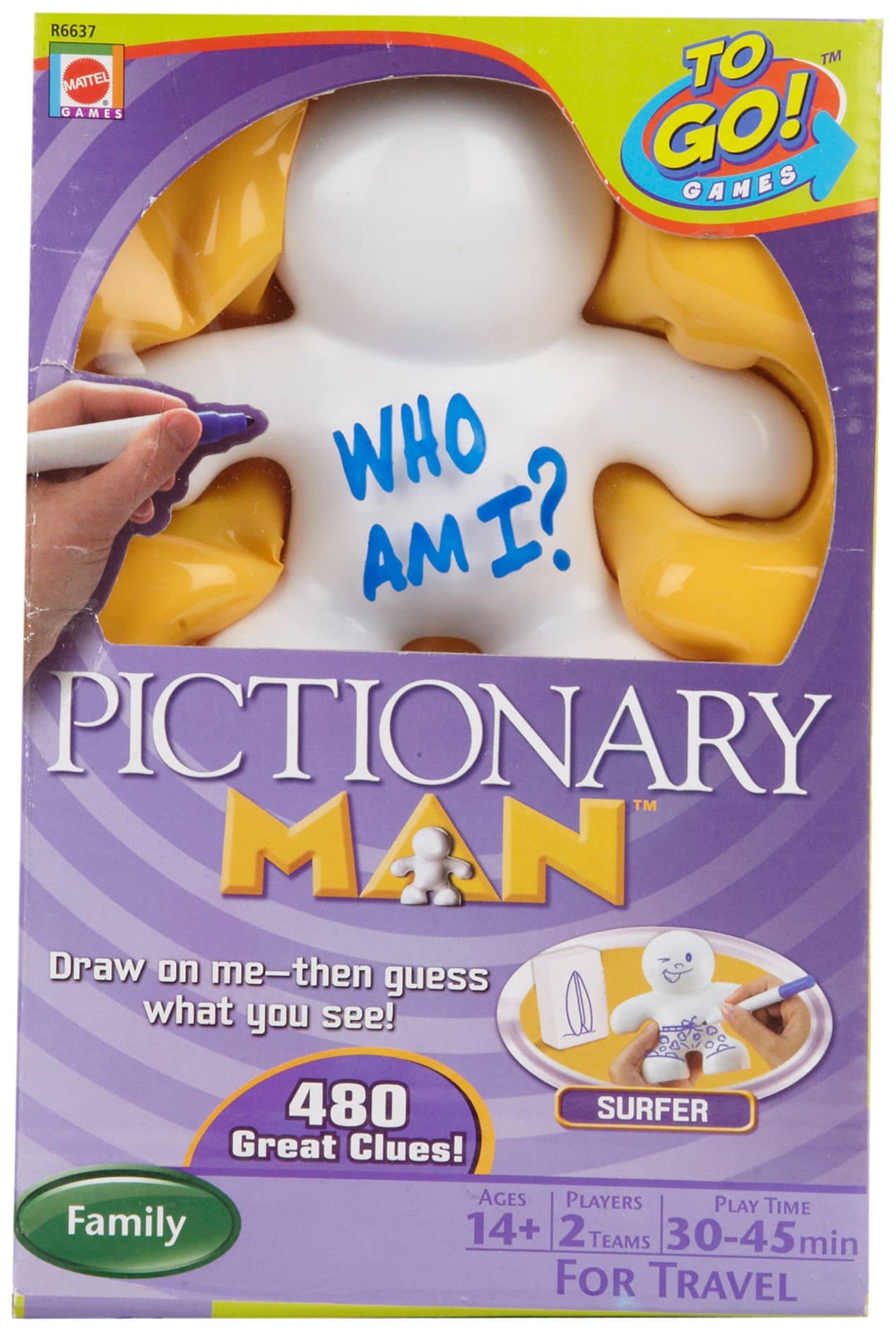 Mattel Games Pictionary Man: To-Go