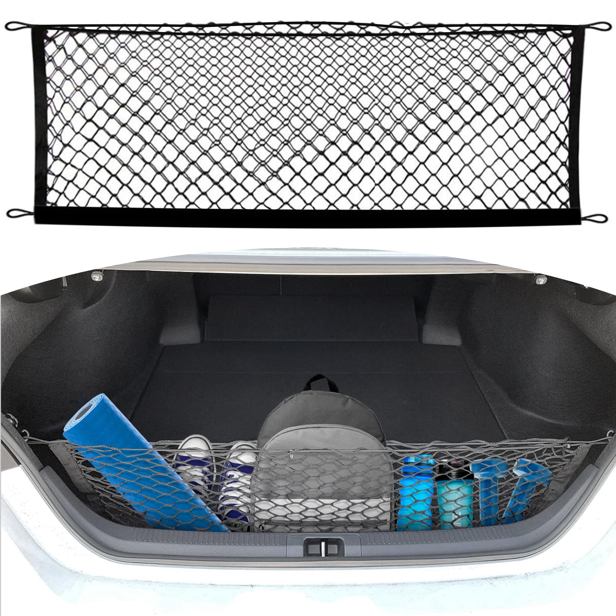 TN TrunkNets Inc Trunk Envelope Style Cargo Net for Toyota Camry L LE SE XLE XSE Camry Hybrid 2018-2021