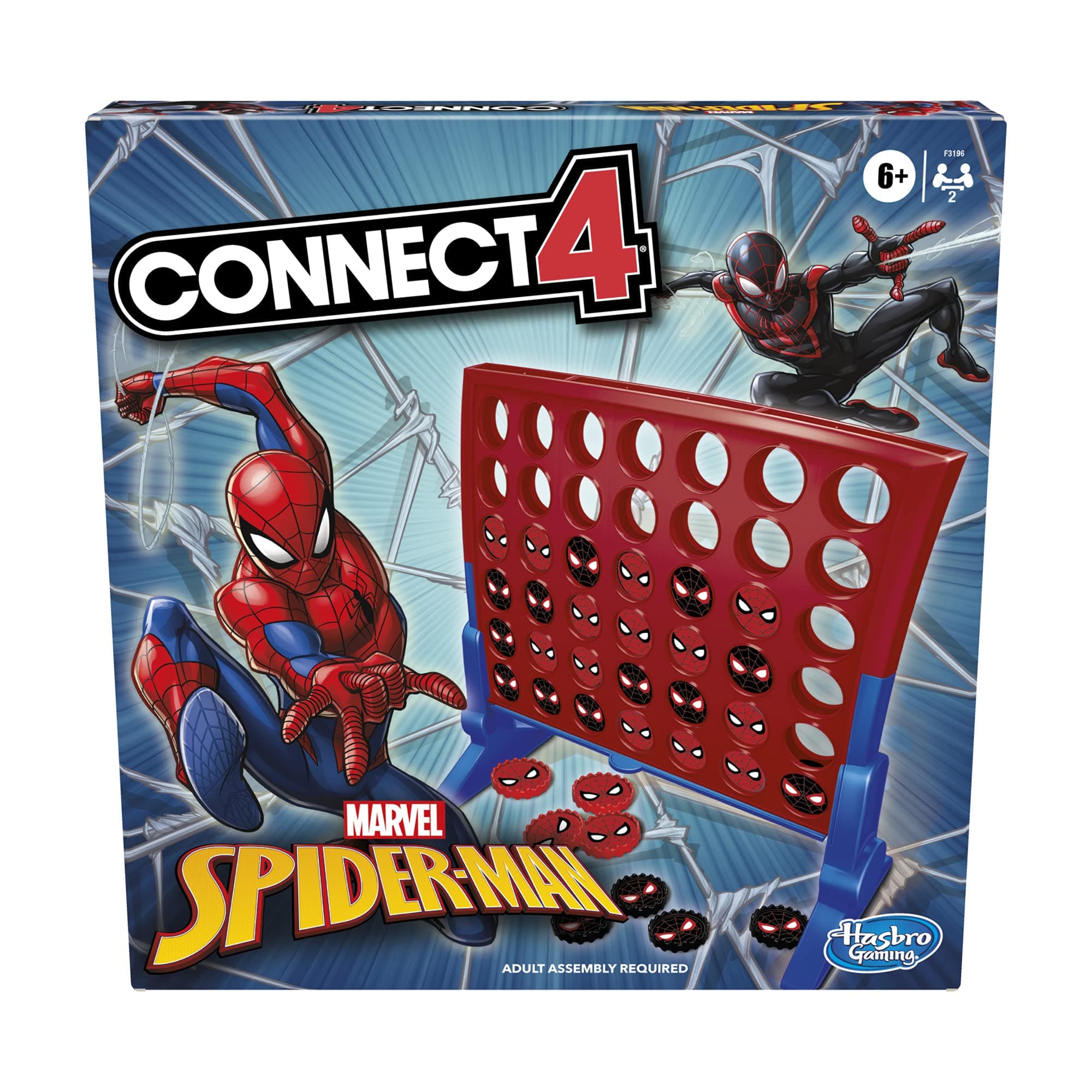 Connect 4 Marvel Spider-Man Edition, Strategy Board Game for 2 Players, Ages 6 and Up (Amazon Exclusive)
